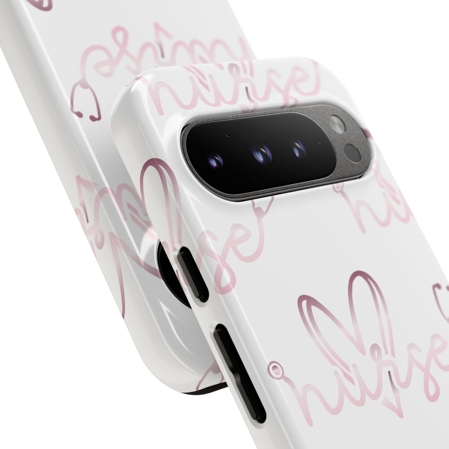 Google Pixel Tough Case - Nurse Stethoscope - White