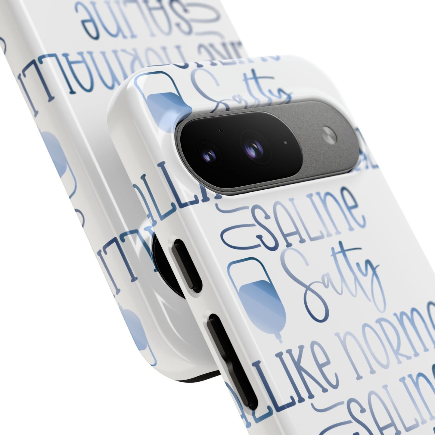 Google Pixel Tough Case - Salty Saline Like Normal Saline - White