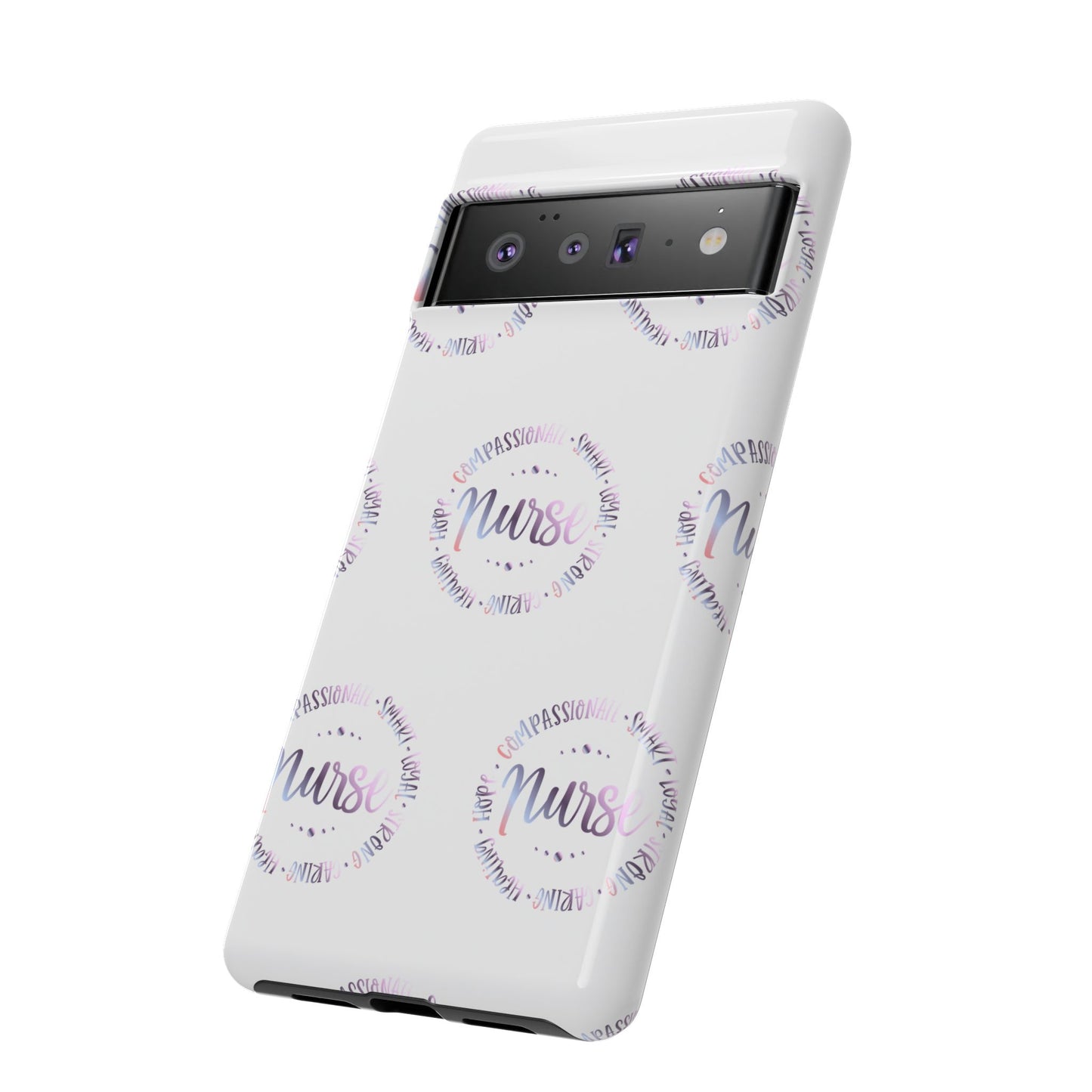 Google Pixel Tough Case - Nurse Circle - White
