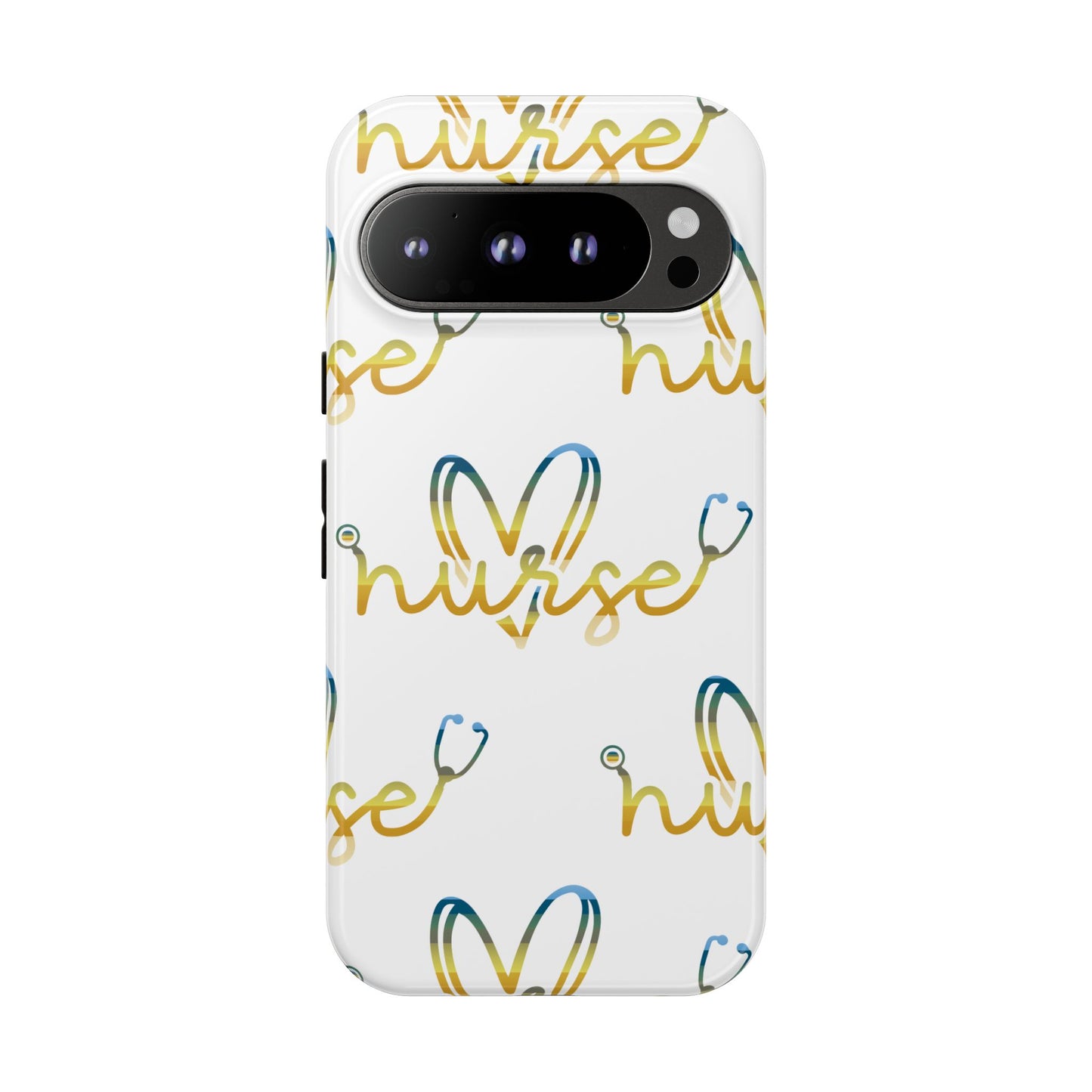 Google Pixel Tough Case - Nurse Stethoscope - White