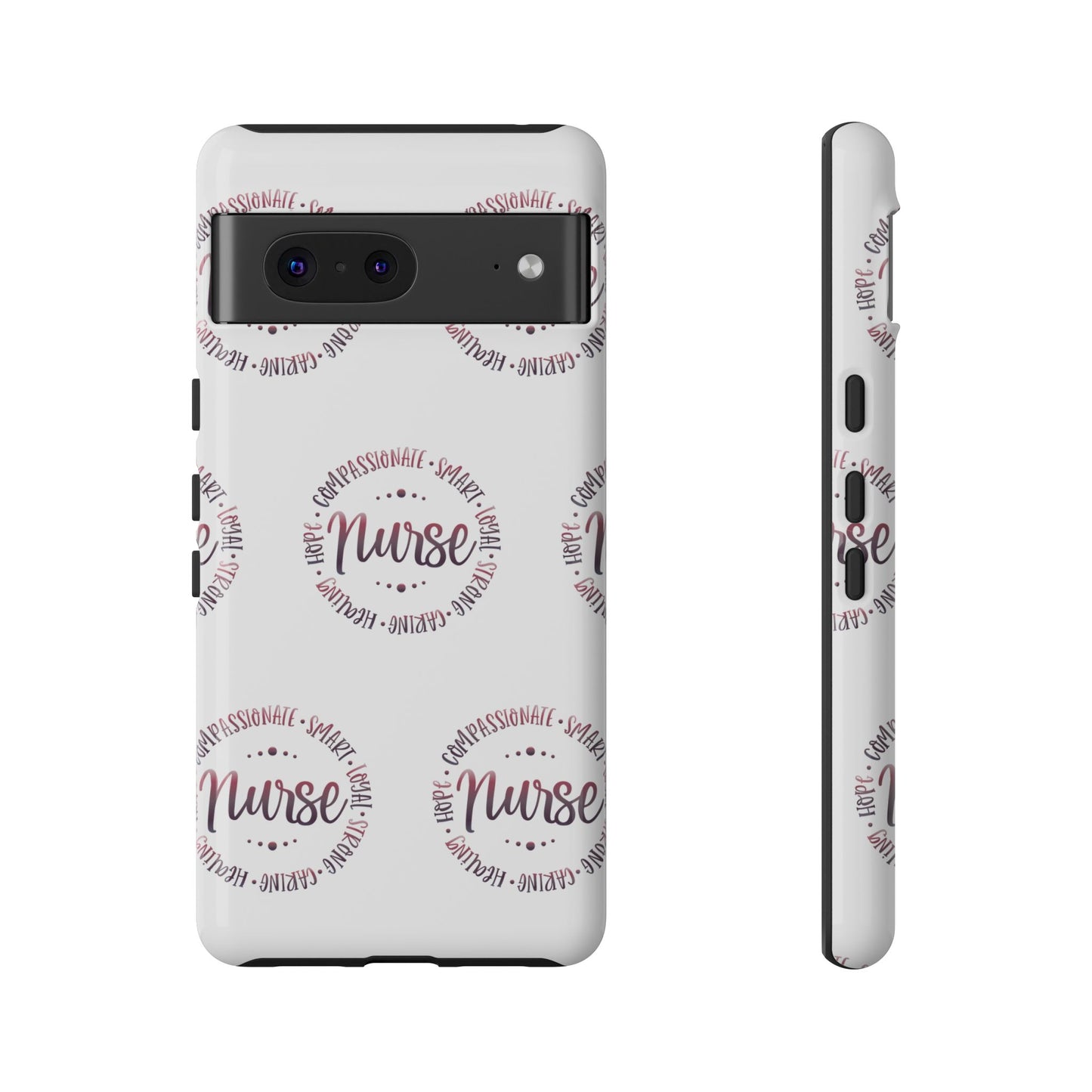 Google Pixel Tough Case - Nurse Circle - White