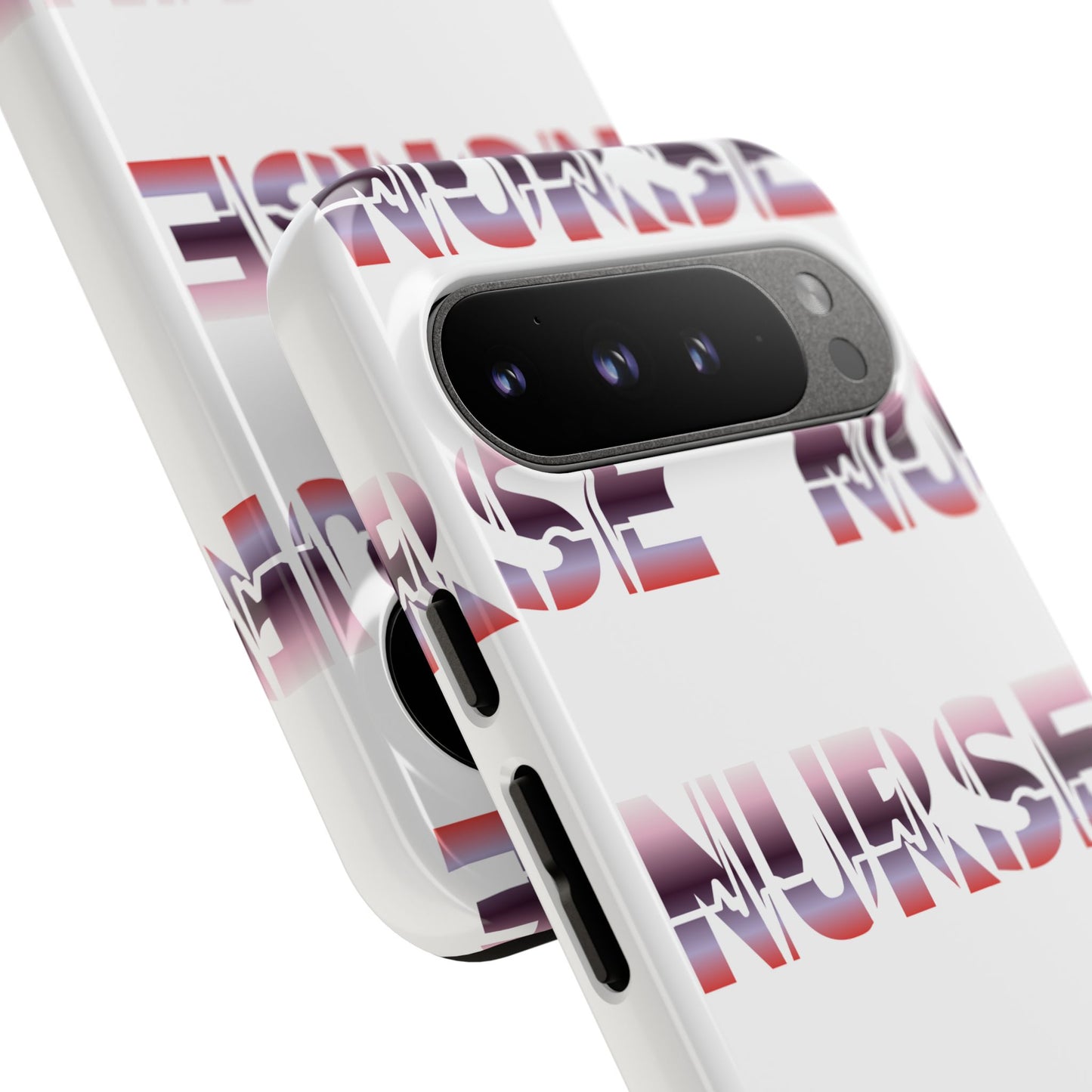 Google Pixel Tough Case - Nurse Pulse - White