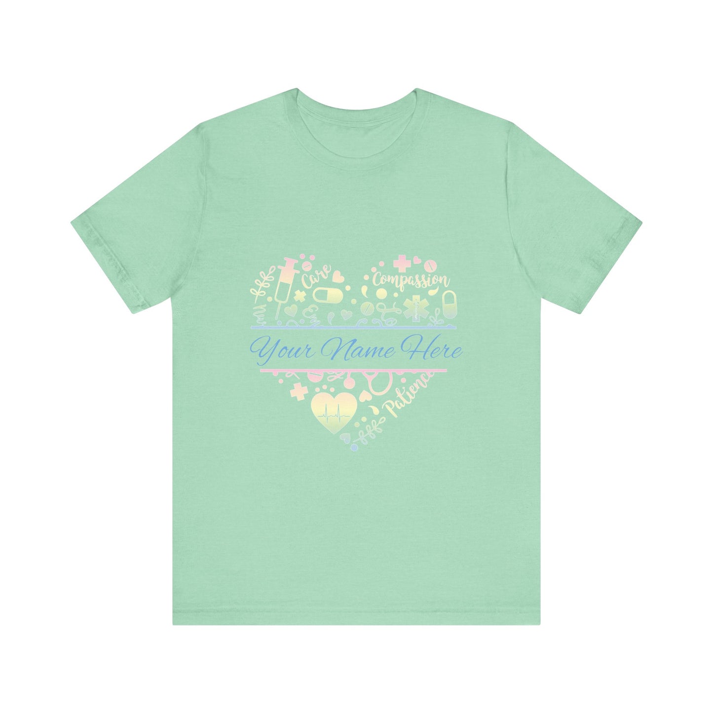 Monogram Heart pastel