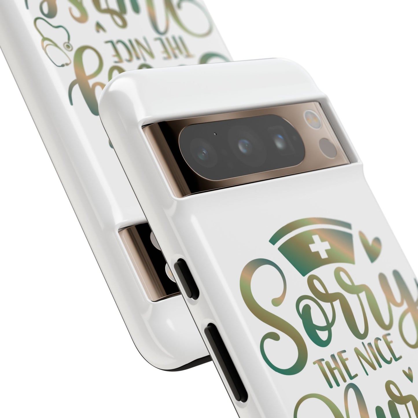 Google Pixel Tough Case - Sorry The Nice Nurse Is On Vacation - White