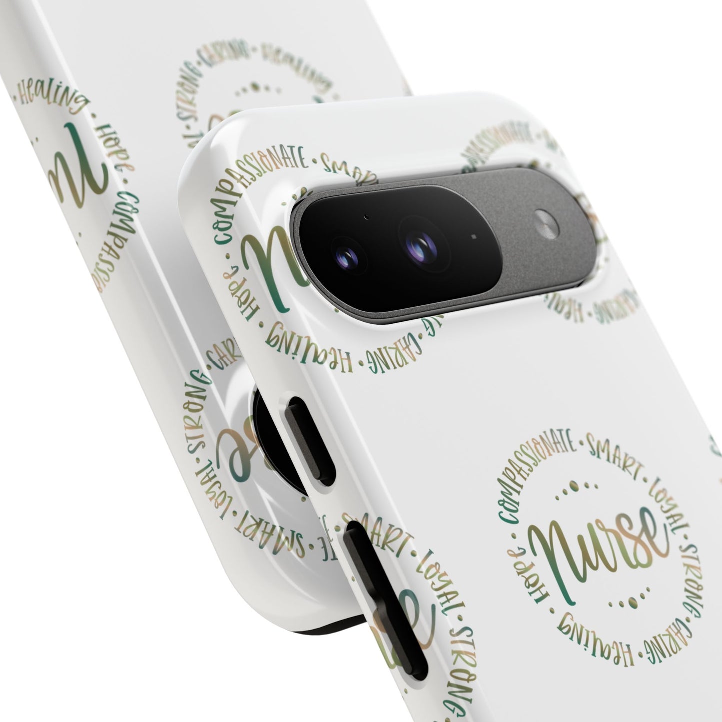 Google Pixel Tough Case - Nurse Circle - White