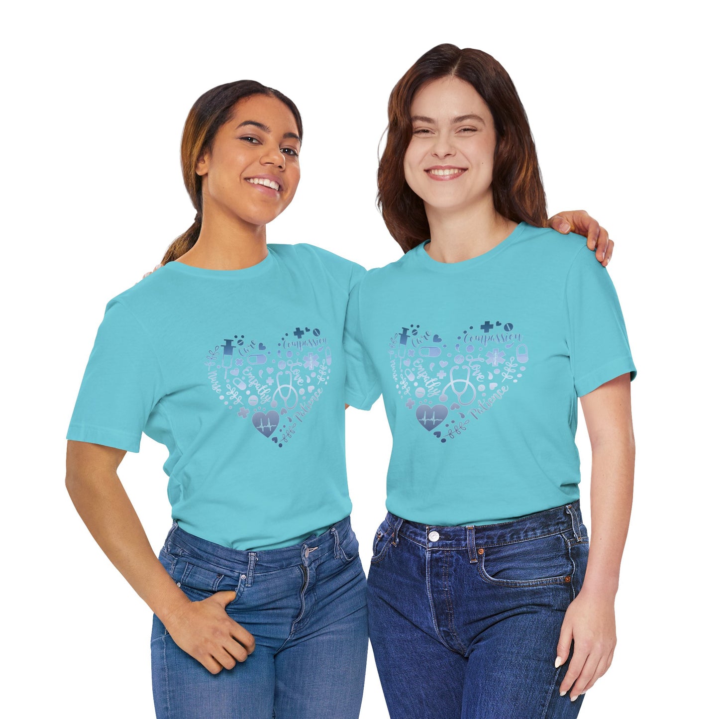 Monogram Heart 1 blue steel