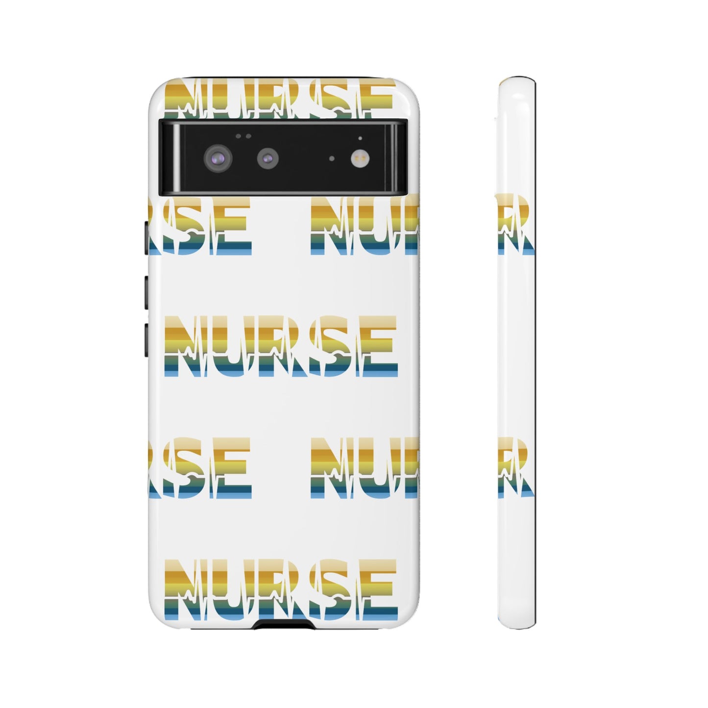 Google Pixel Tough Case - Nurse Pulse - White