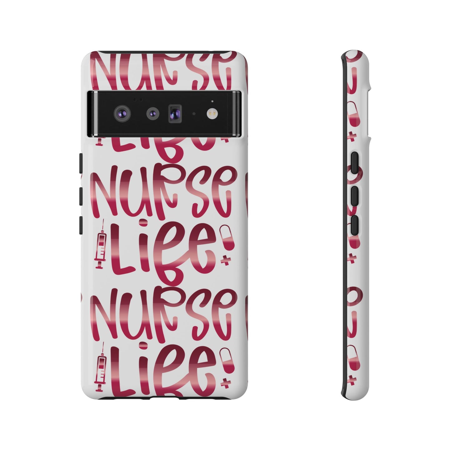Google Pixel Tough Case - Nurse Life - White