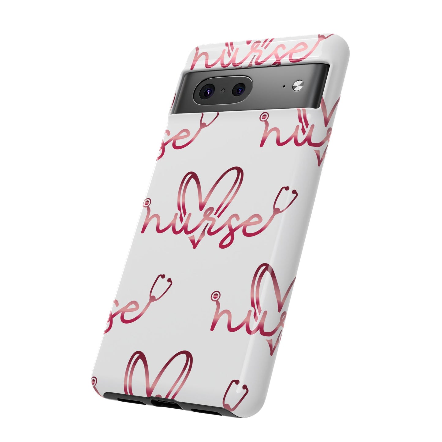 Google Pixel Tough Case - Nurse Stethoscope - White