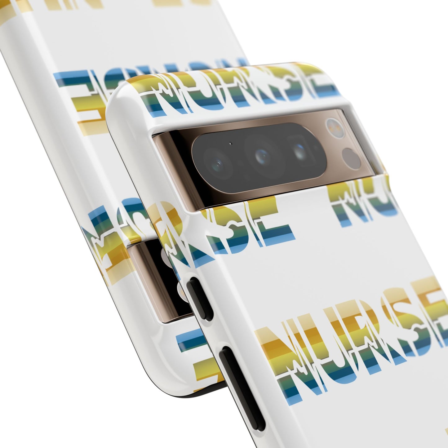 Google Pixel Tough Case - Nurse Pulse - White