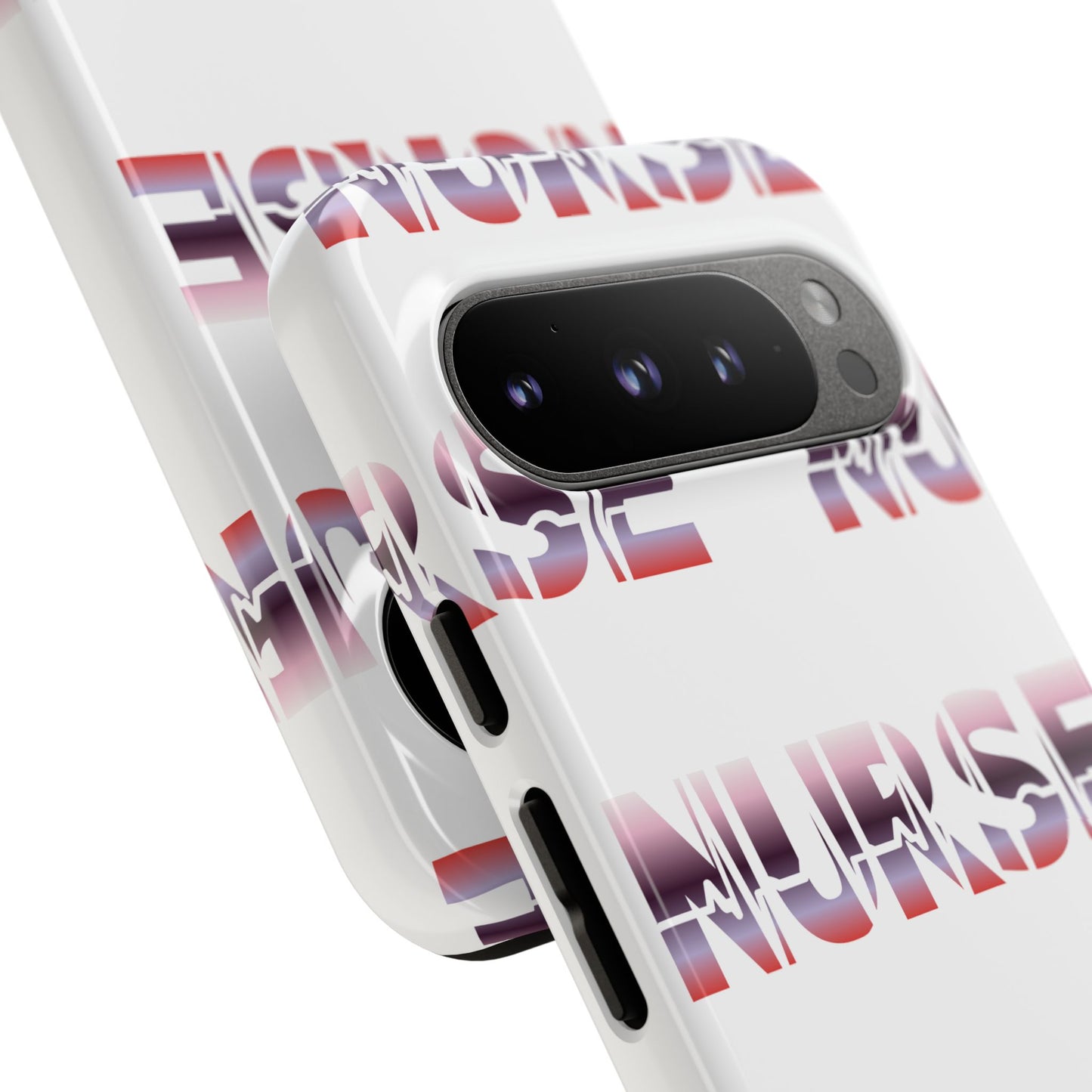 Google Pixel Tough Case - Nurse Pulse - White