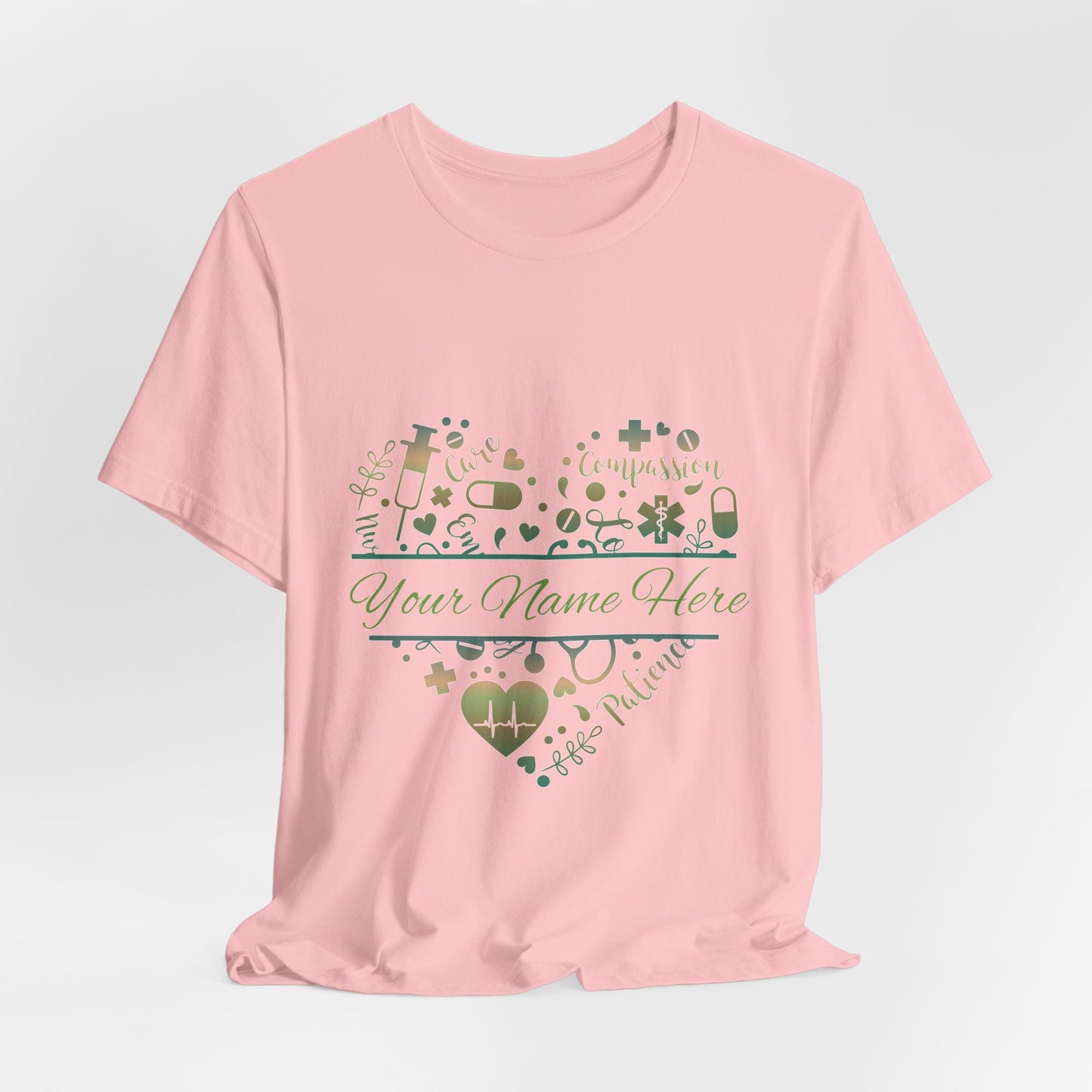 Monogram Heart copper patina