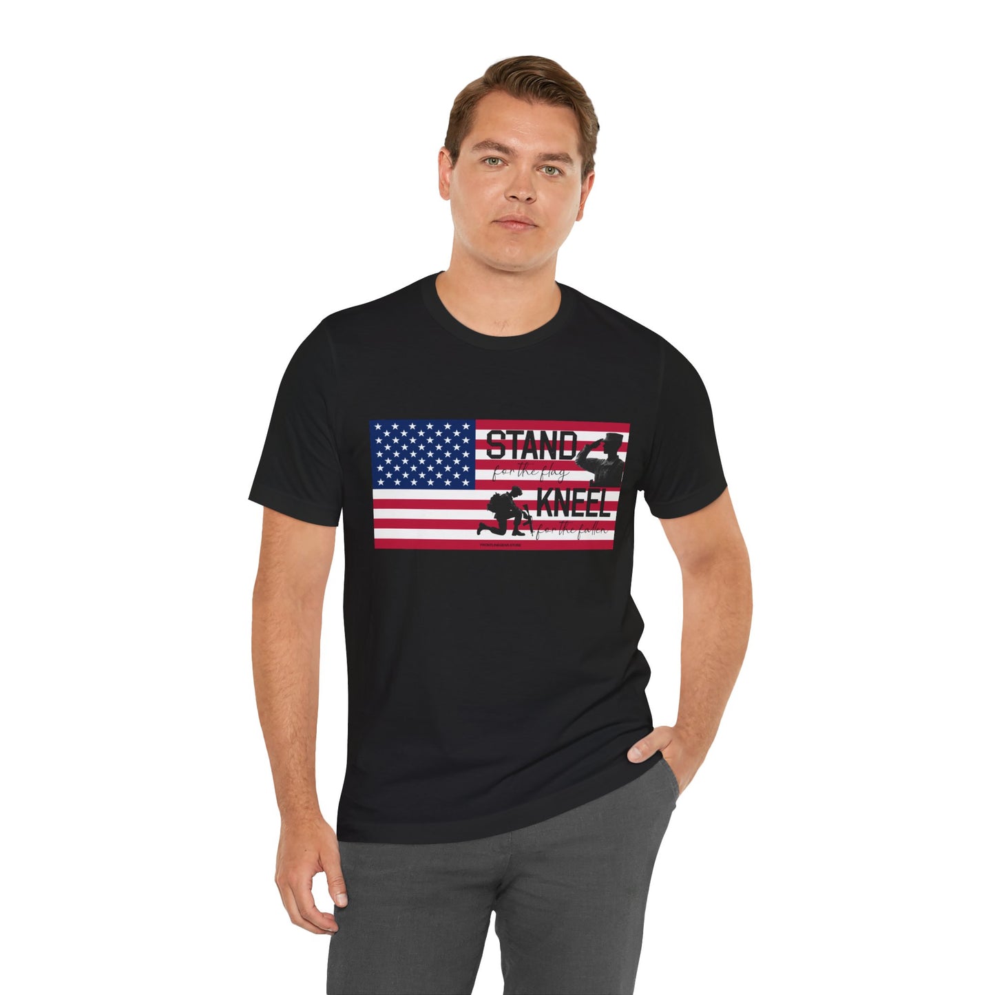 Stand for the Flag, Kneel for the Fallen - Male