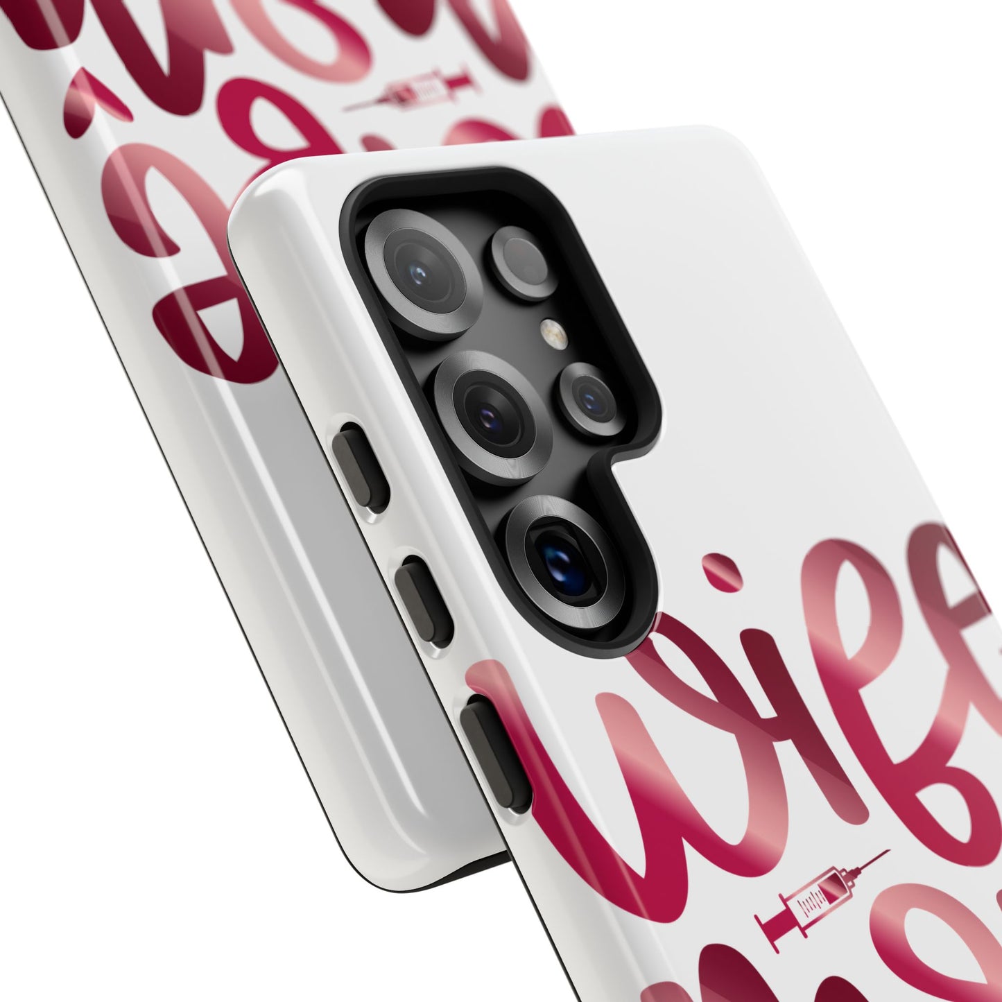 Samsung Galaxy Tough Case - Wife Mom Nurse - White
