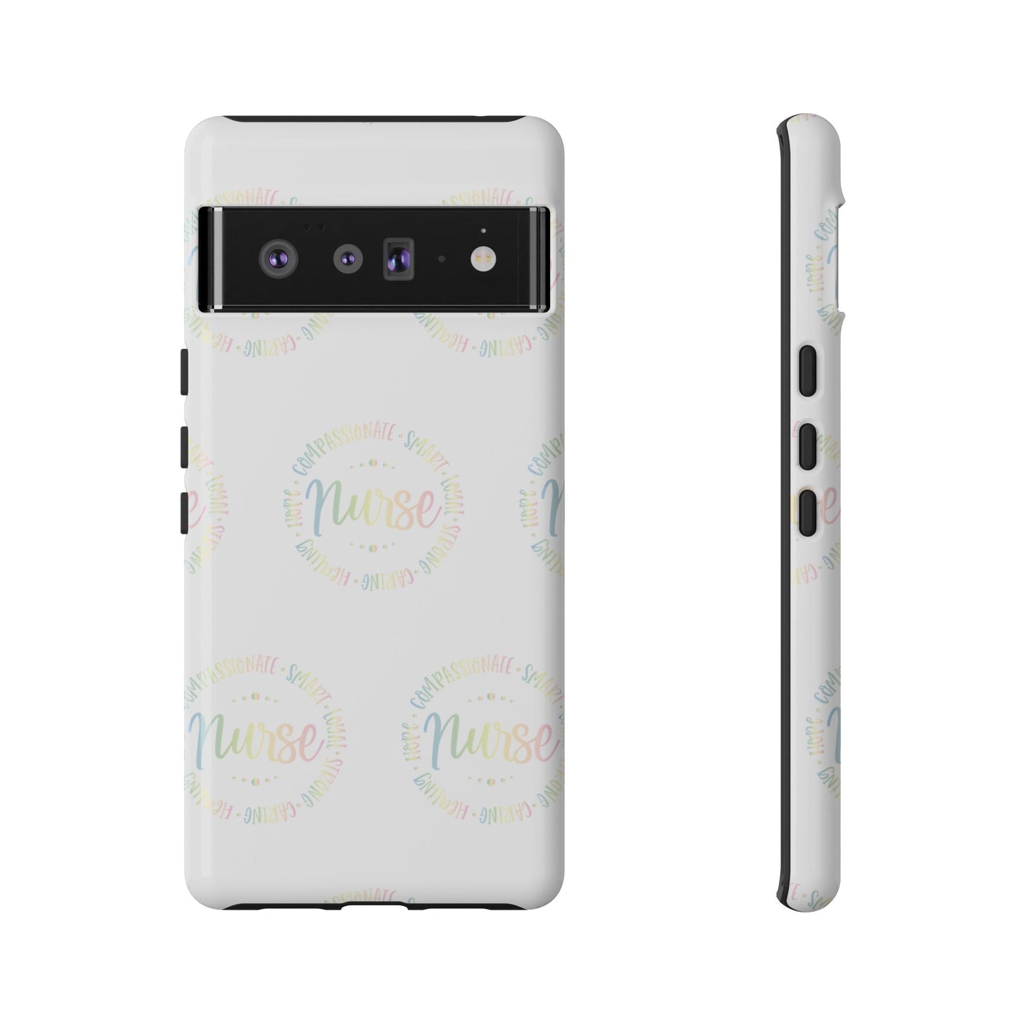 Google Pixel Tough Case - Nurse Circle - White