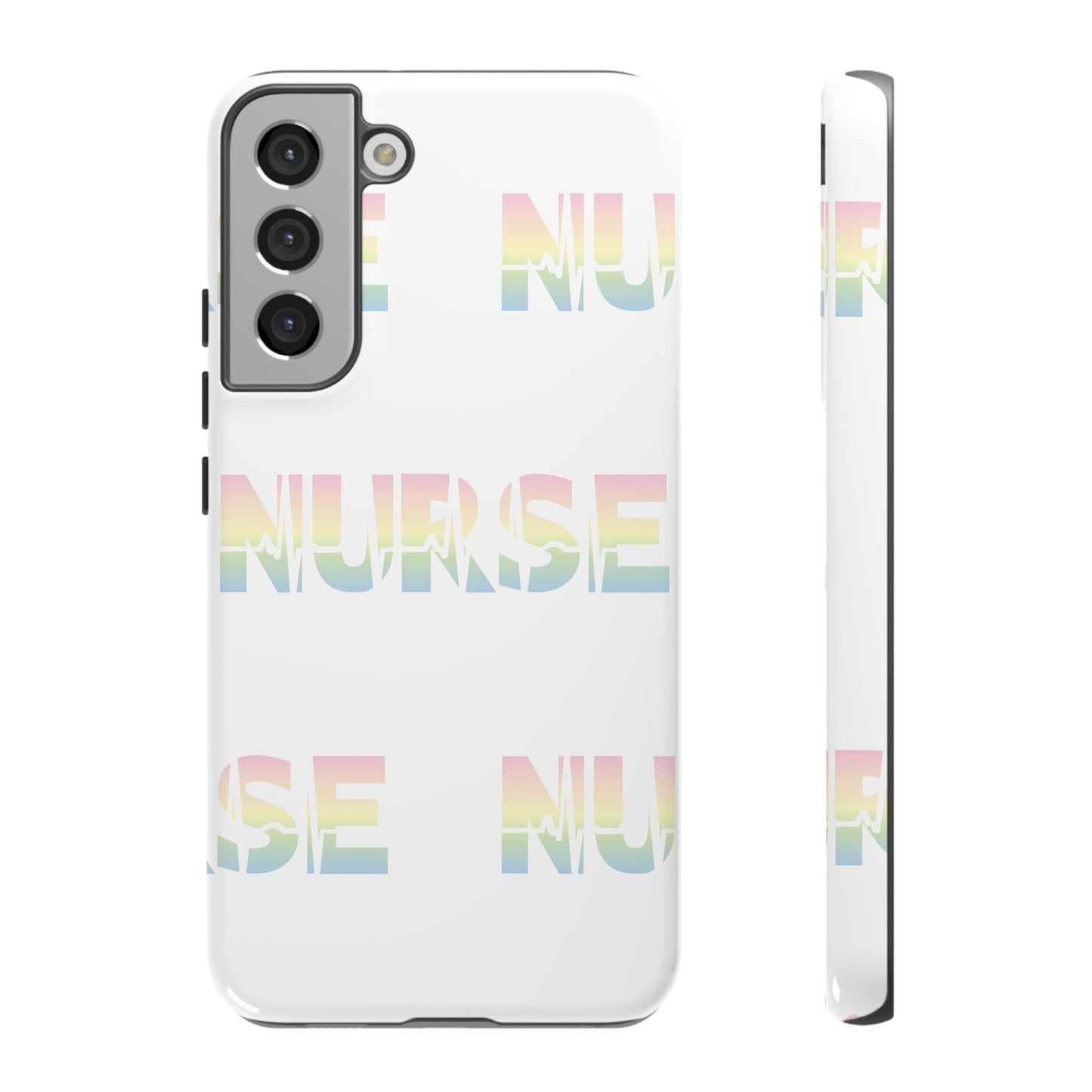 Samsung Tough Case - Nurse Pulse - White