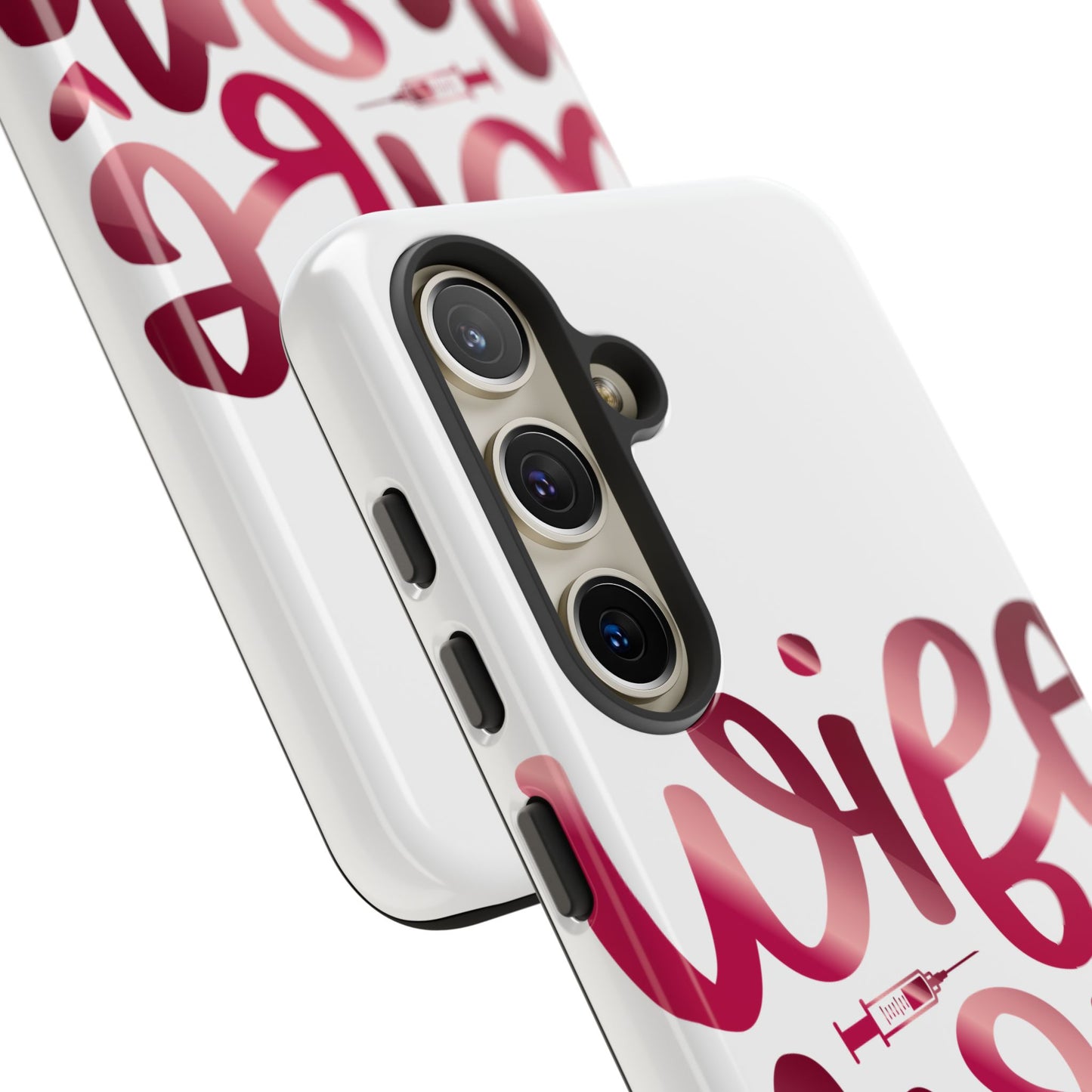 Samsung Galaxy Tough Case - Wife Mom Nurse - White