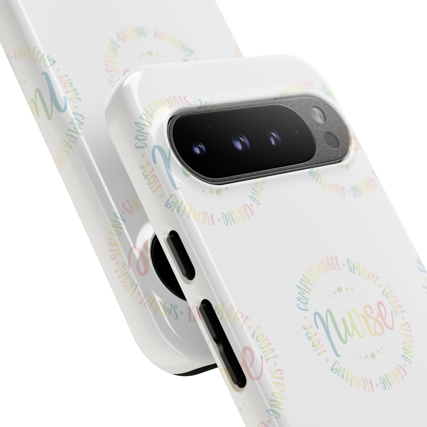 Google Pixel Tough Case - Nurse Circle - White