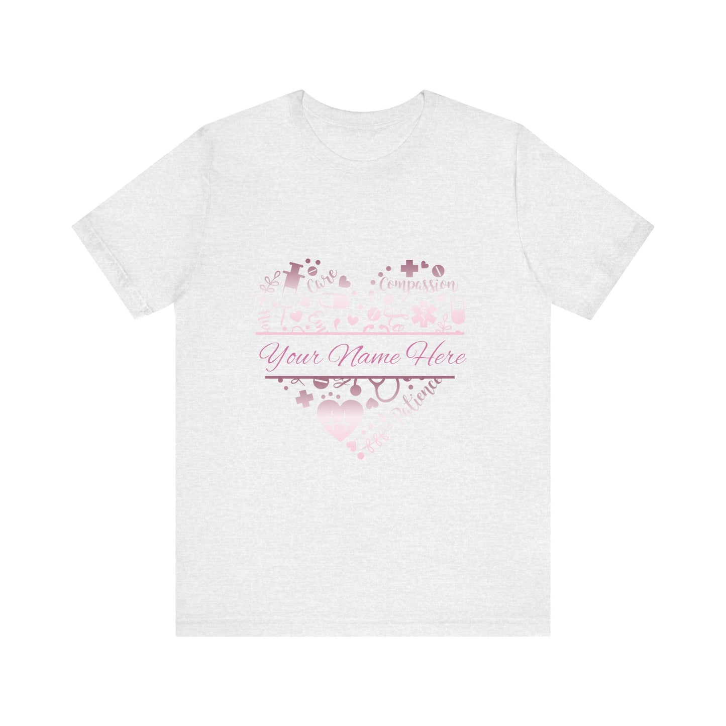 Monogram Heart rose gold
