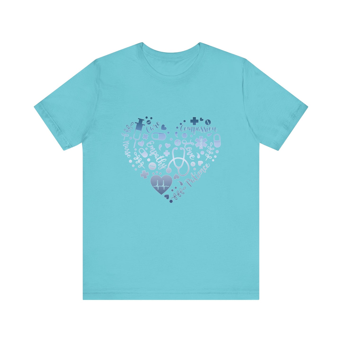 Monogram Heart 1 blue steel
