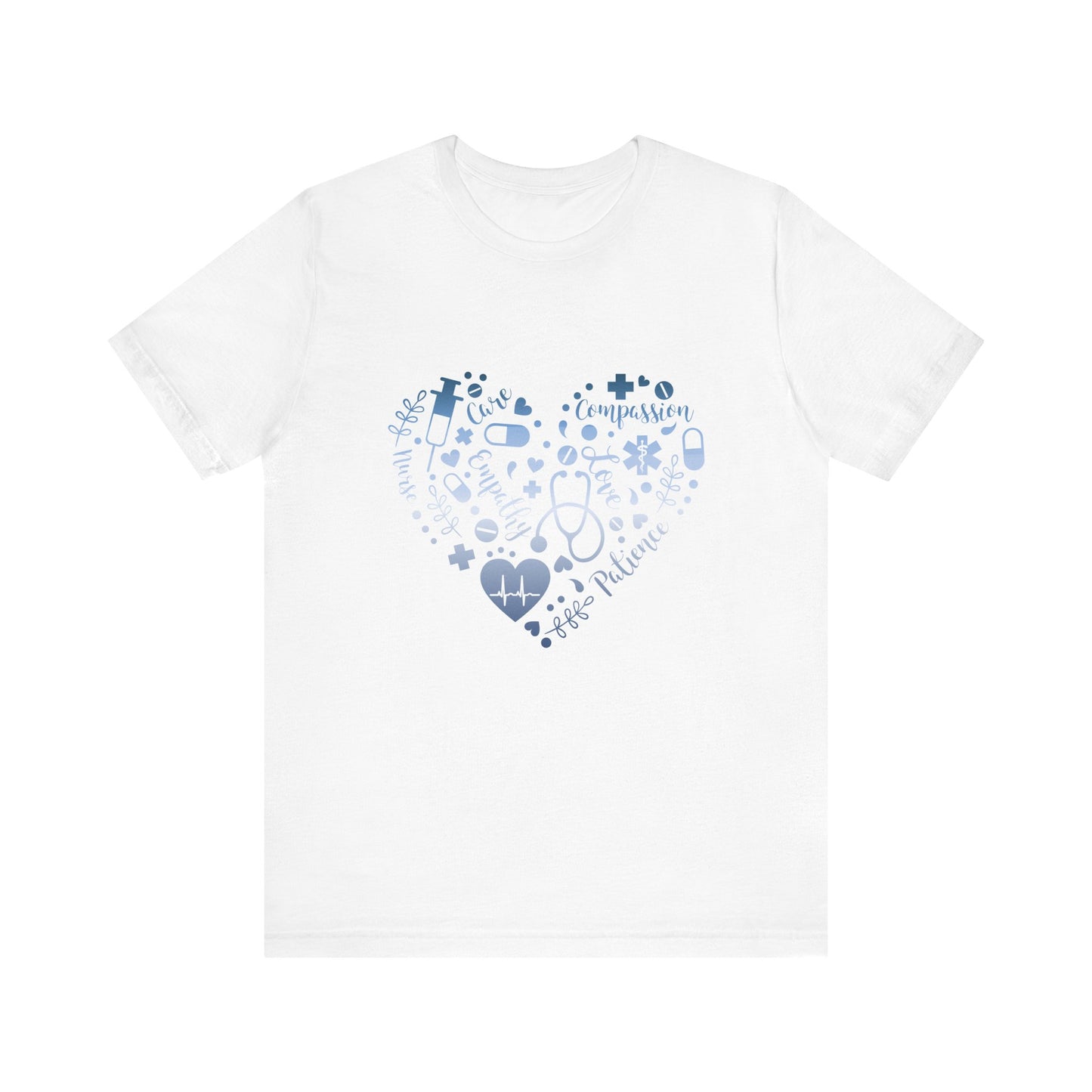 Monogram Heart 1 blue steel