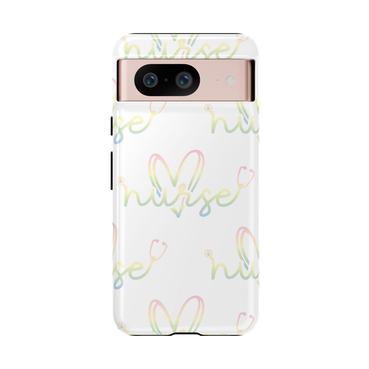 Google Pixel Tough Case - Nurse Stethoscope - White