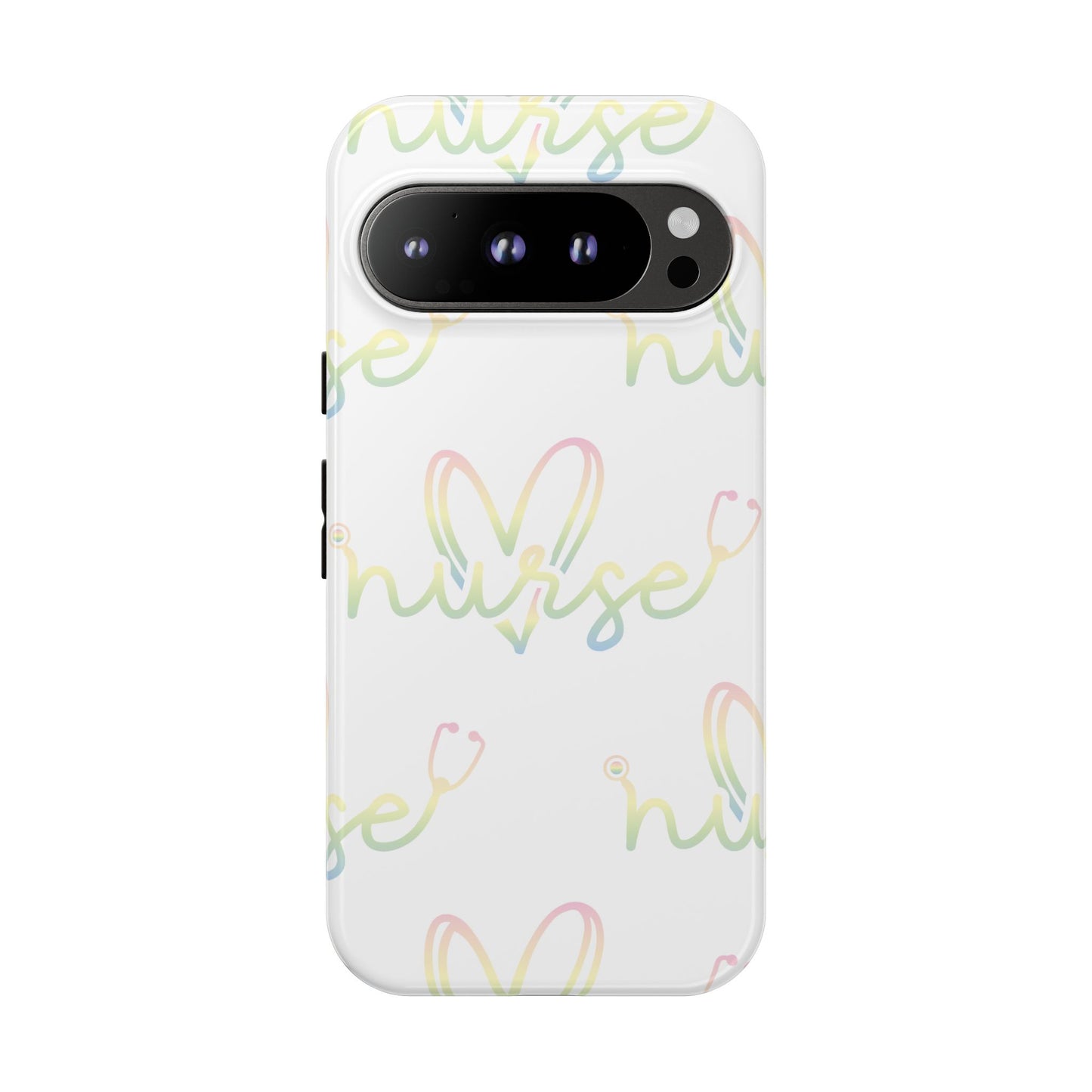Google Pixel Tough Case - Nurse Stethoscope - White
