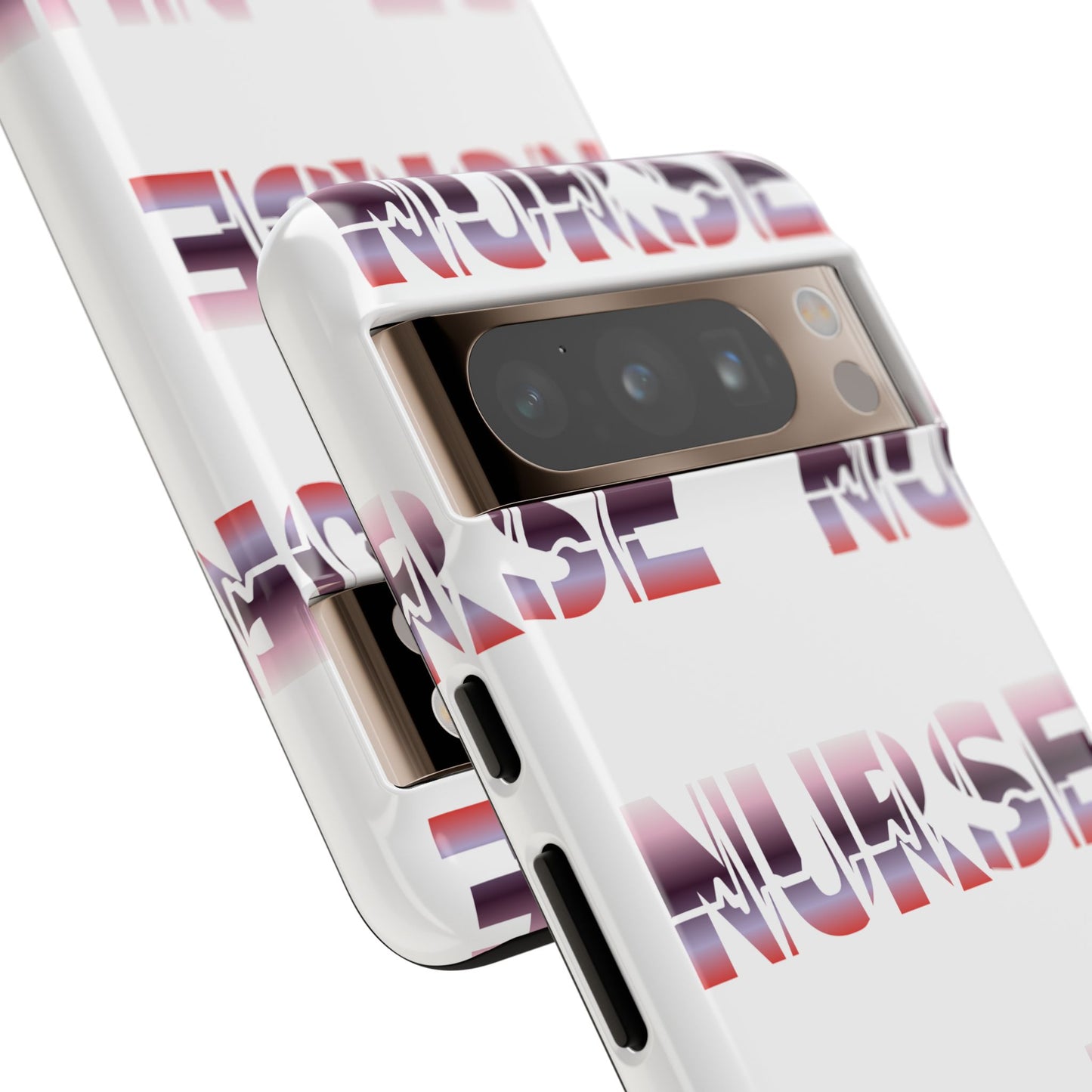 Google Pixel Tough Case - Nurse Pulse - White