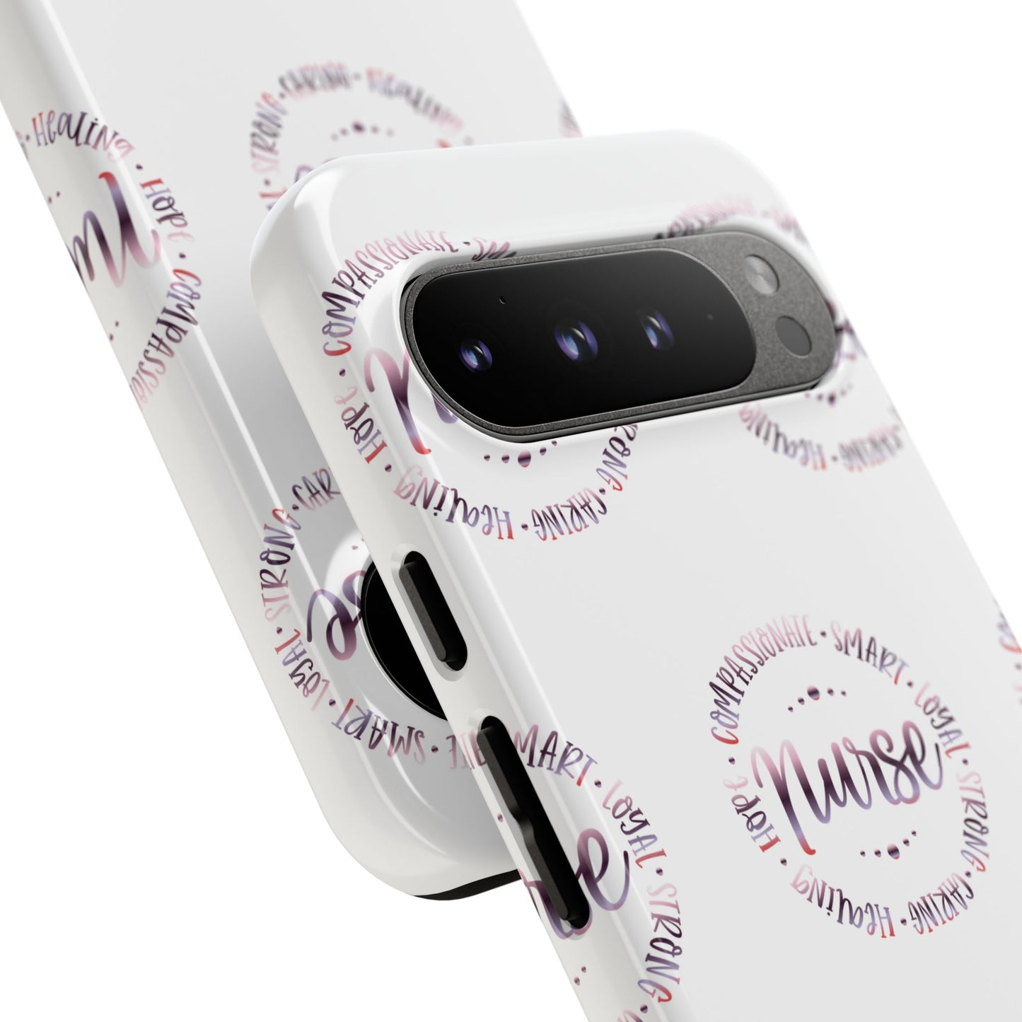 Google Pixel Tough Case - Nurse Circle - White