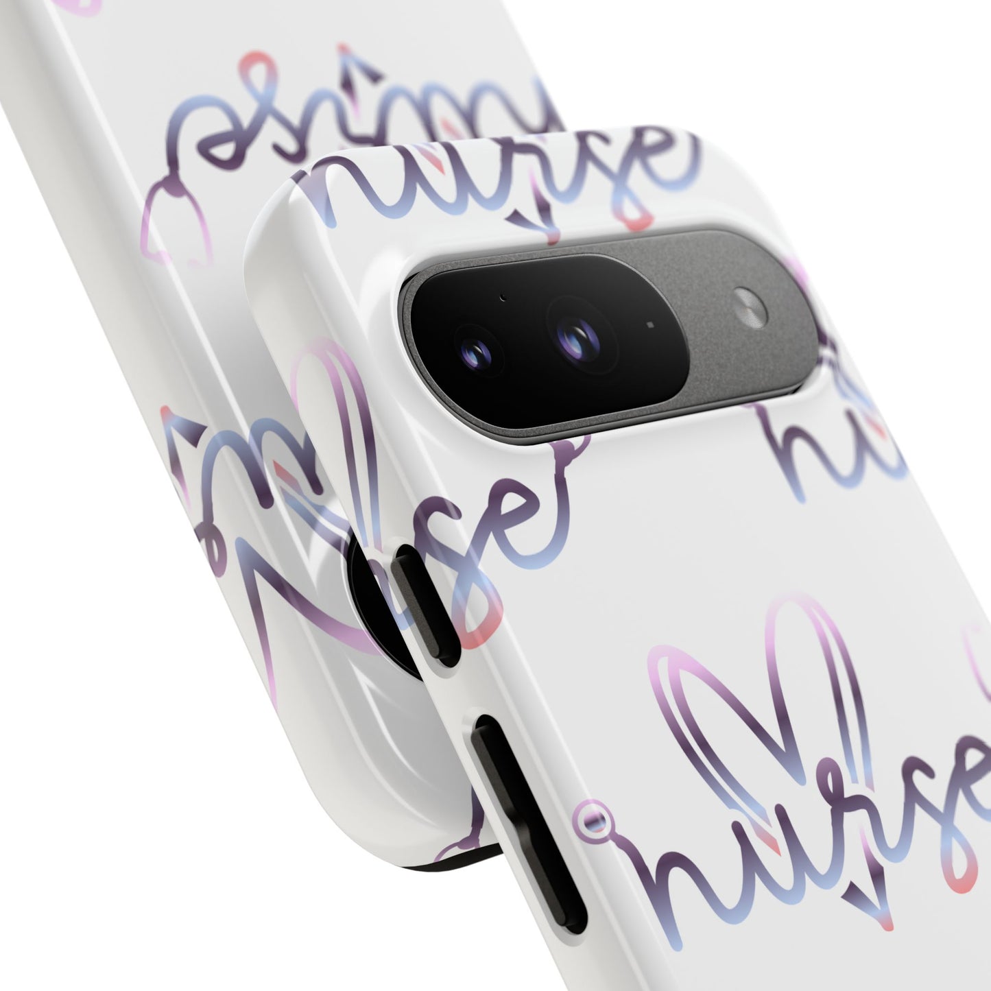 Google Pixel Tough Case - Nurse Stethoscope - White