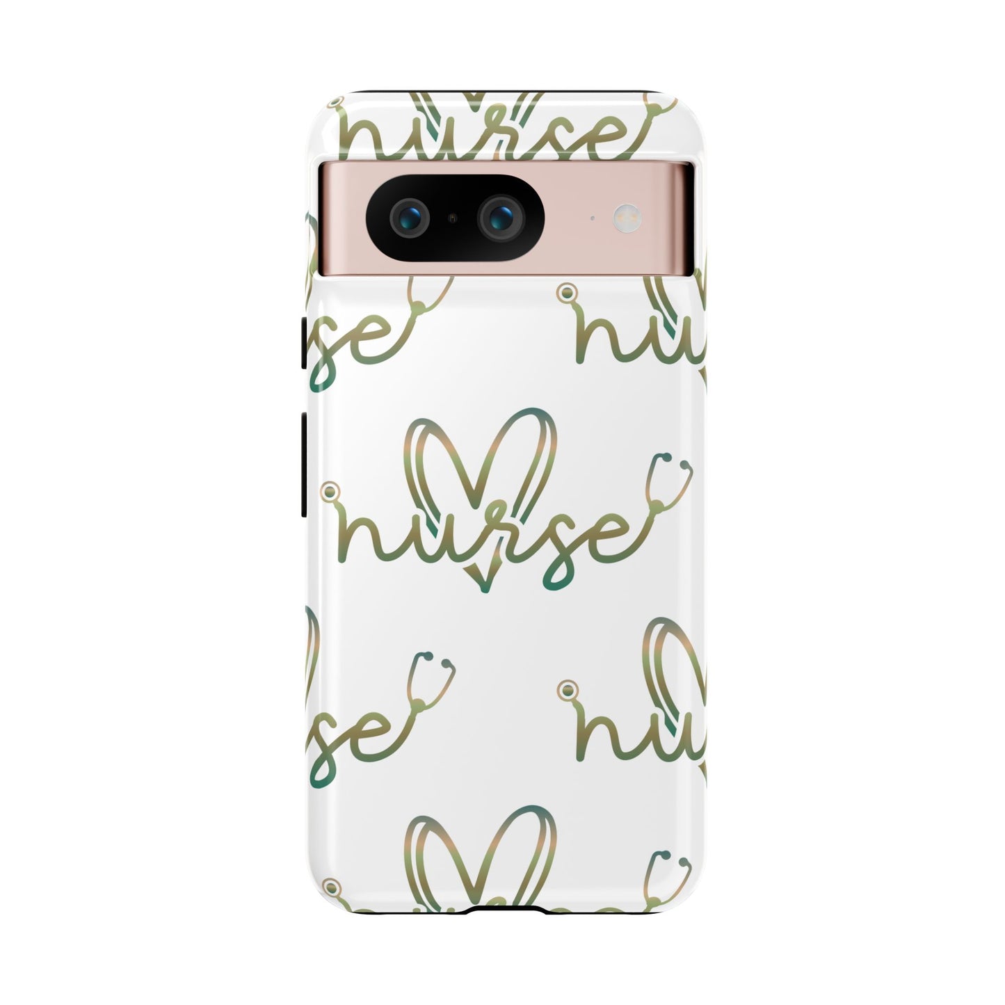 Google Pixel Tough Case - Nurse Stethoscope - White