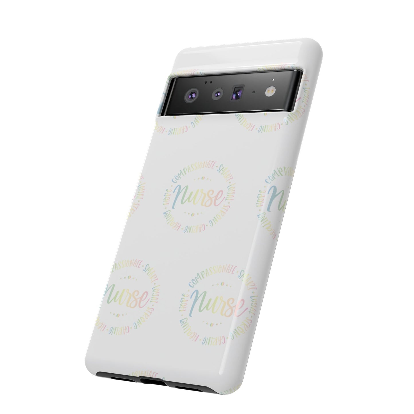 Google Pixel Tough Case - Nurse Circle - White