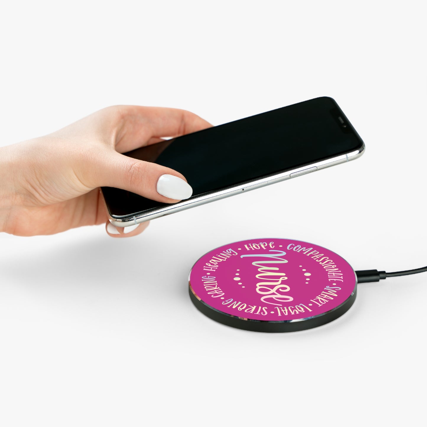 Nurse Circle Wireless Charger | Fast Charging Pad for Healthcare Professionals