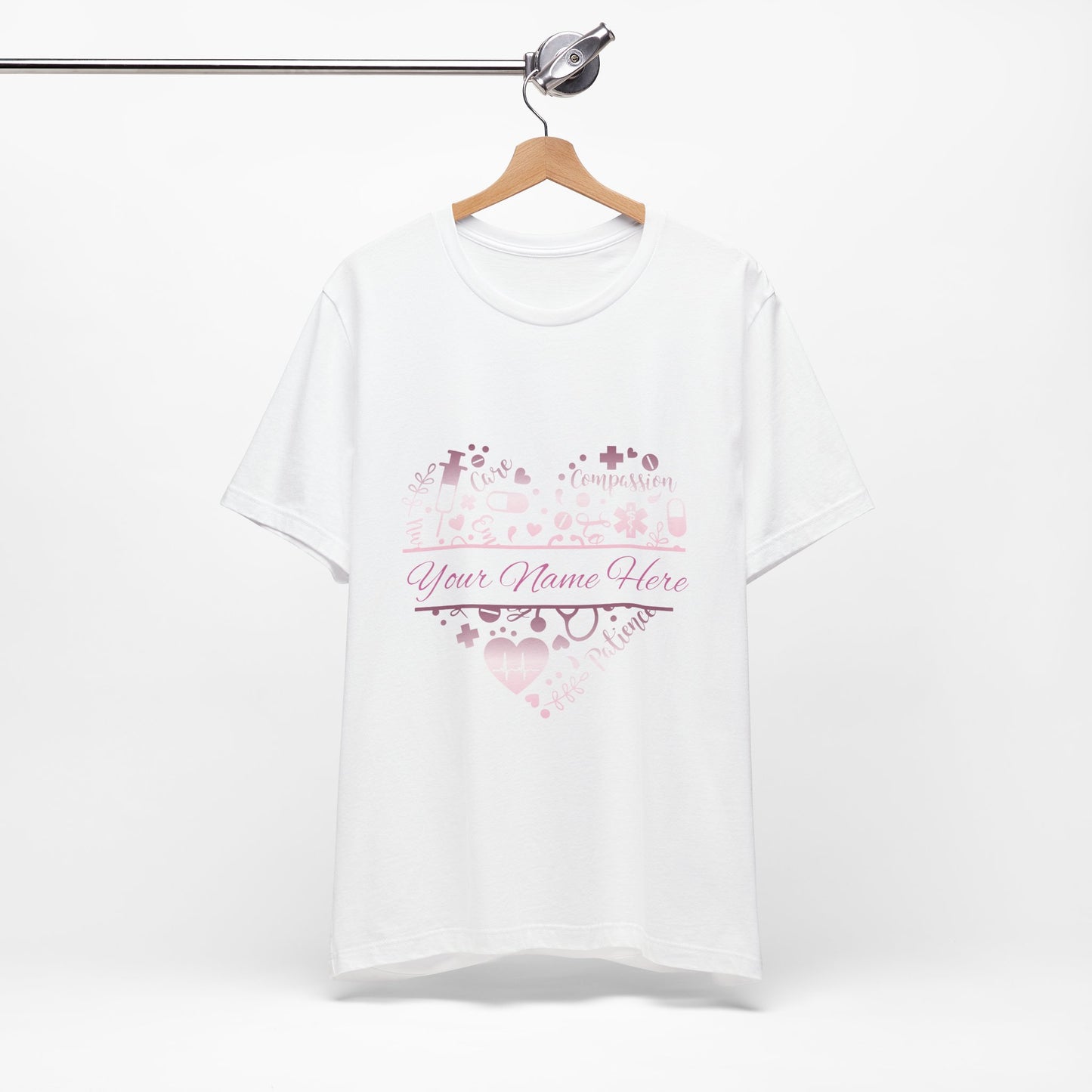 Monogram Heart rose gold