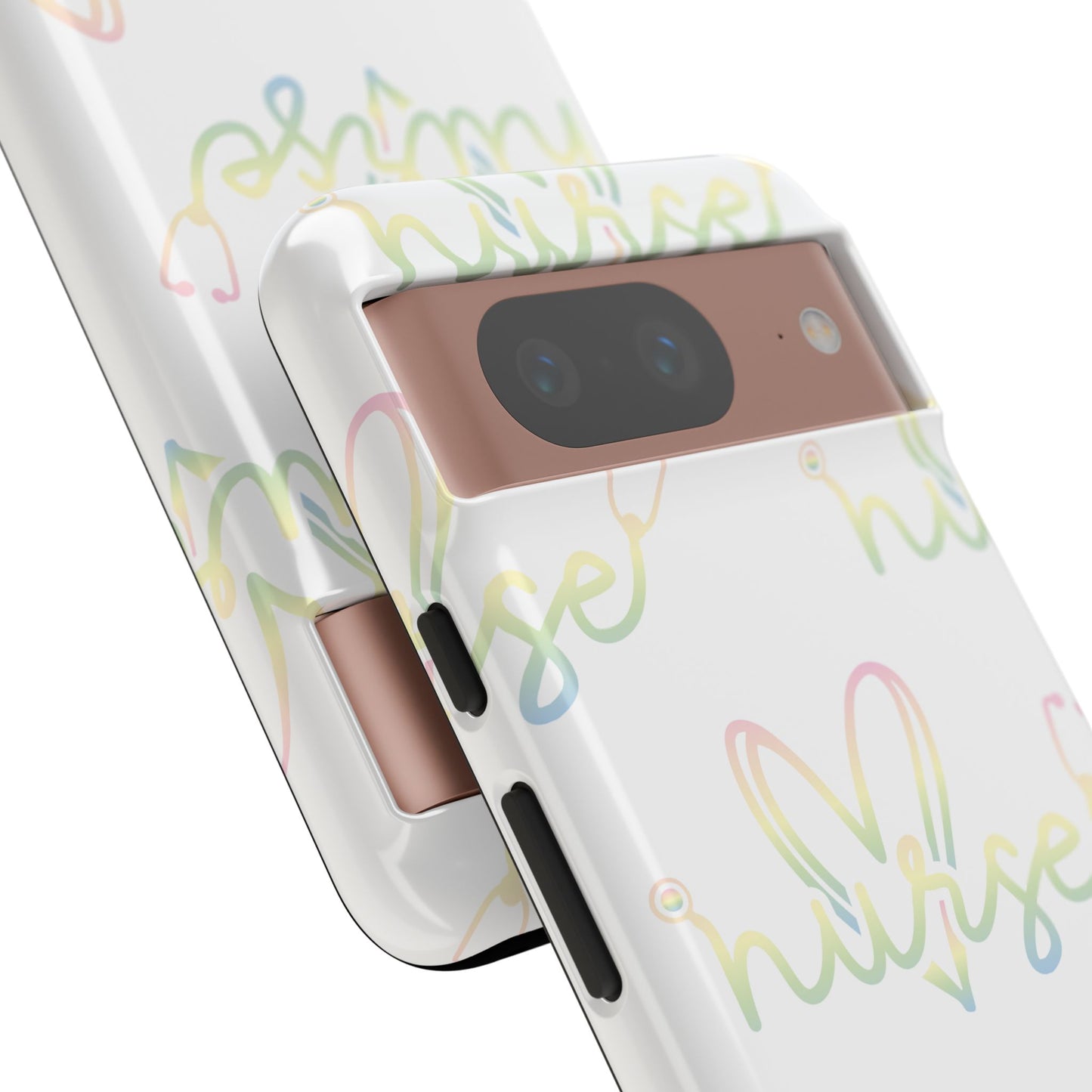 Google Pixel Tough Case - Nurse Stethoscope - White