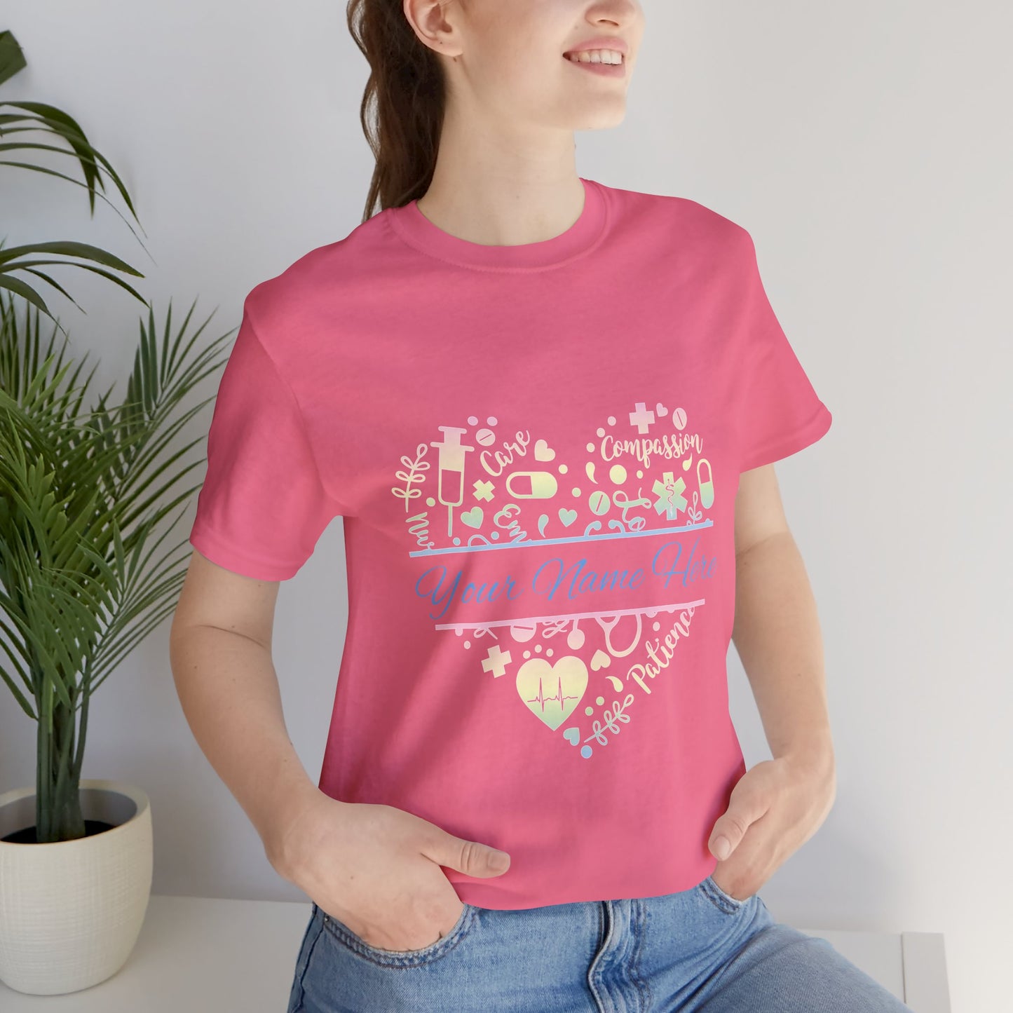 Monogram Heart pastel