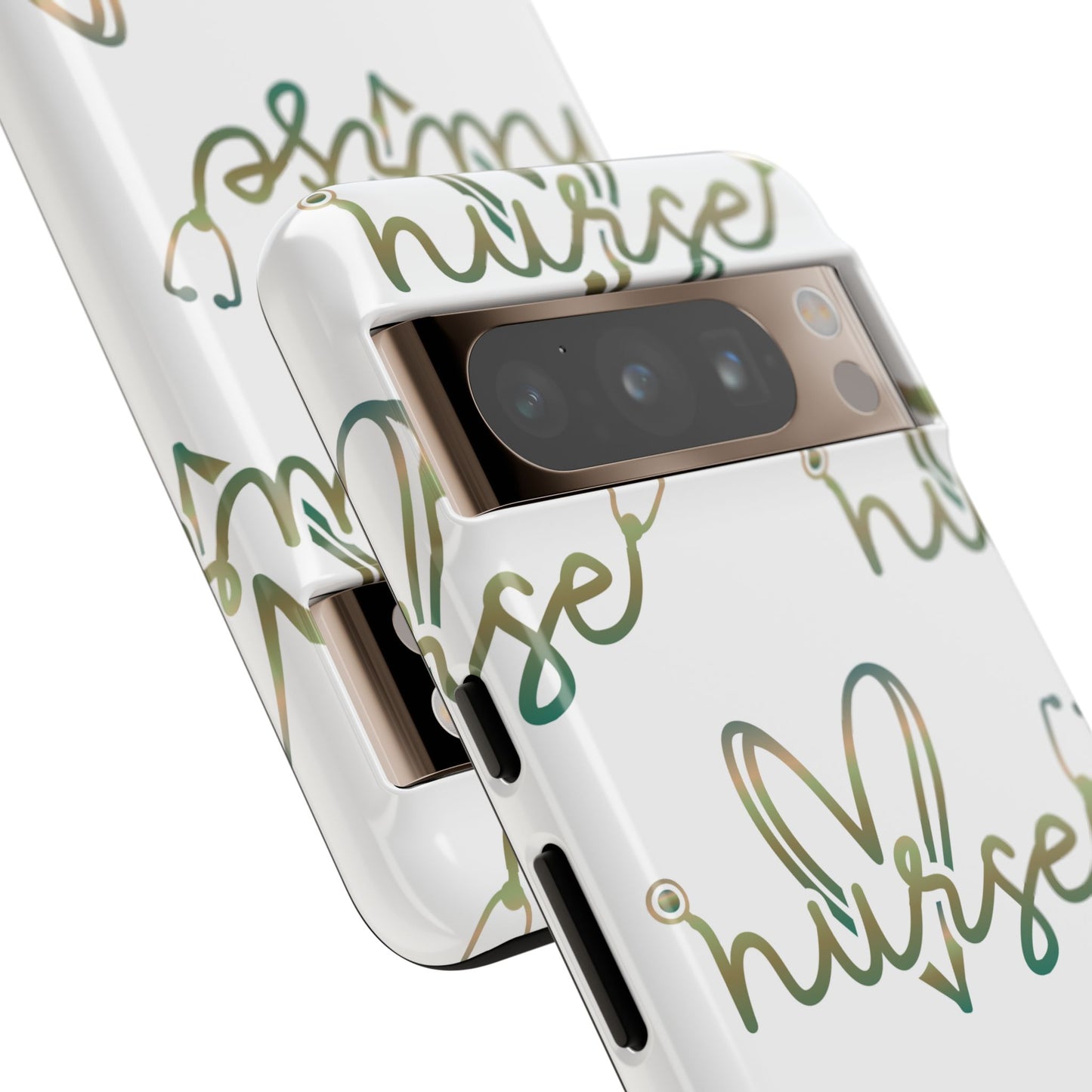 Google Pixel Tough Case - Nurse Stethoscope - White