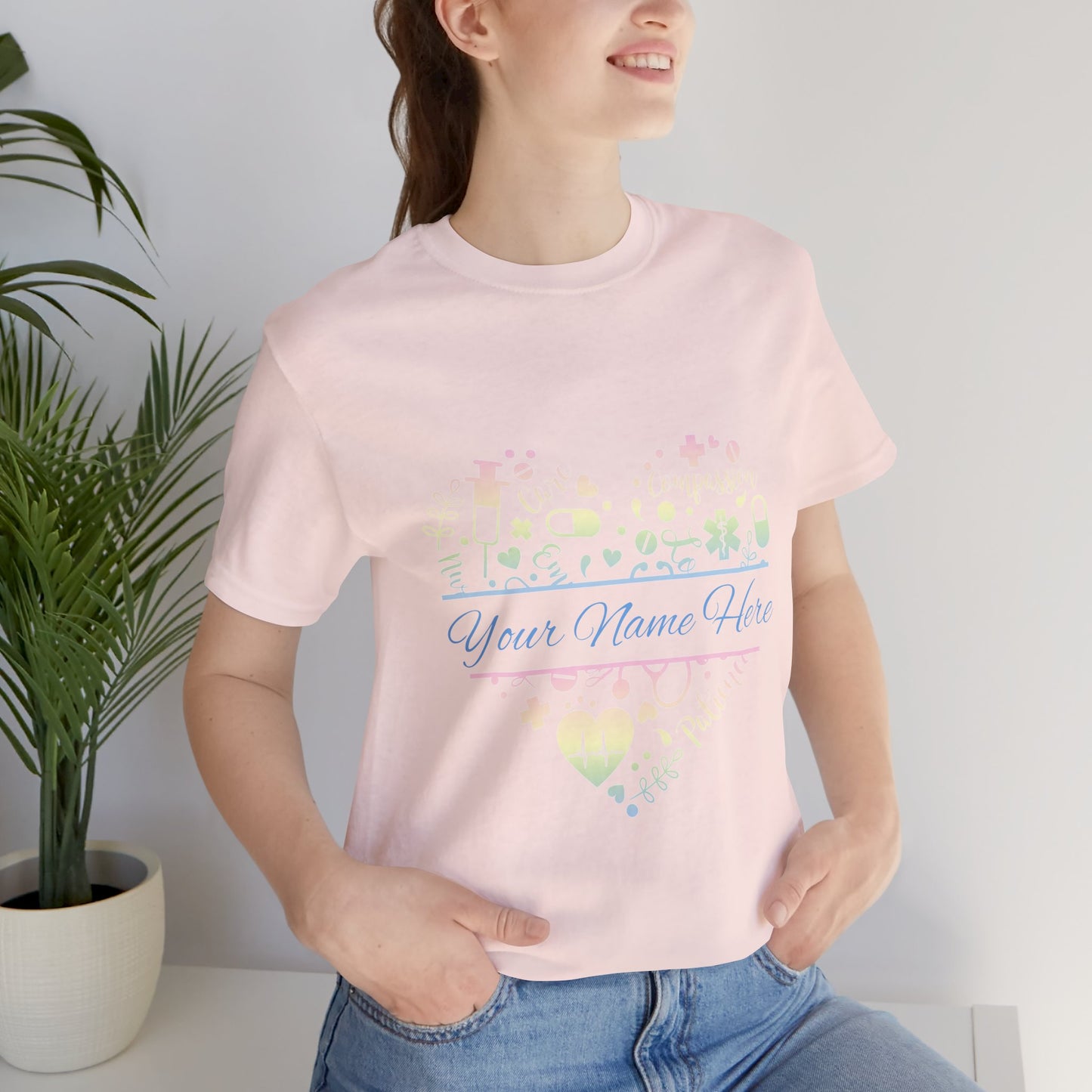 Monogram Heart pastel