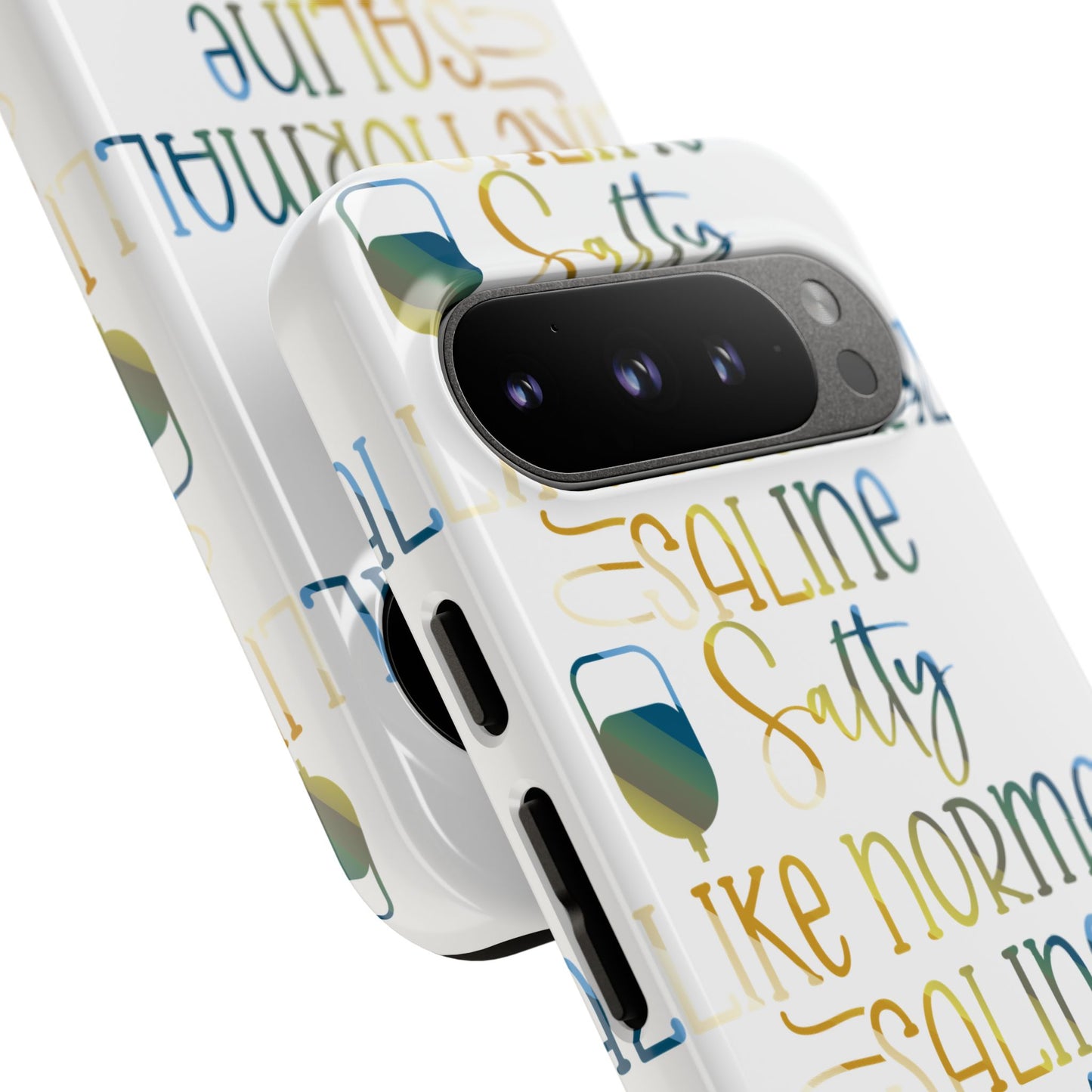 Google Pixel Tough Case - Salty Saline Like Normal Saline - White