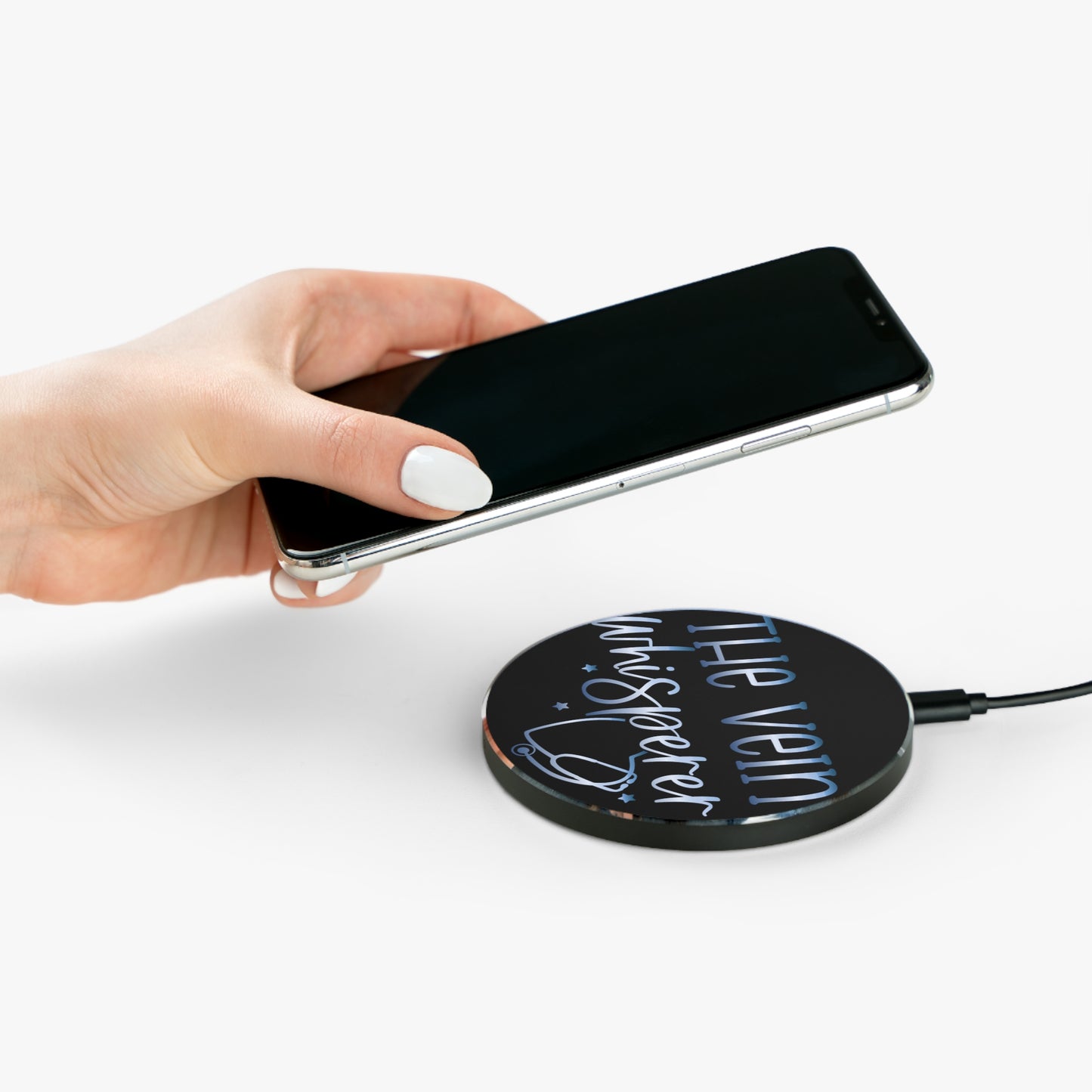 The Vein Whisperer Wireless Charger | Fast Charging Pad for Healthcare Professionals