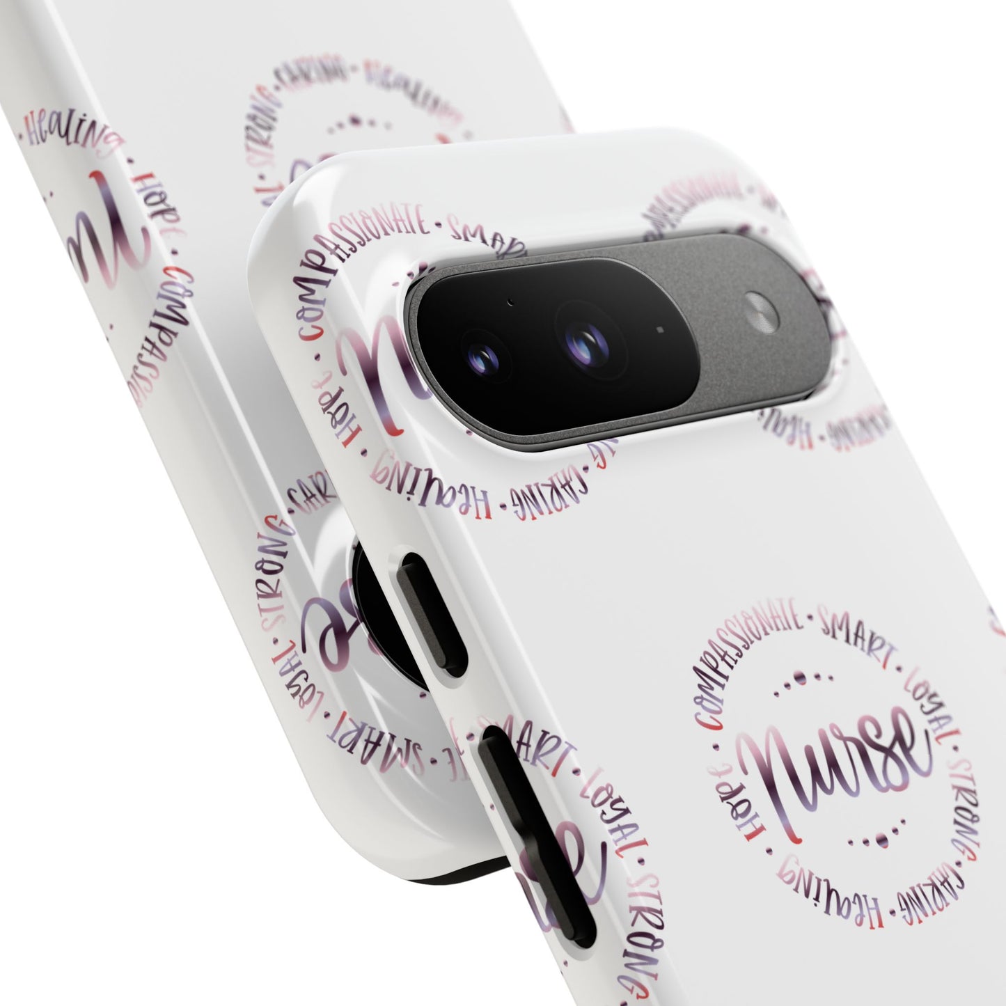 Google Pixel Tough Case - Nurse Circle - White