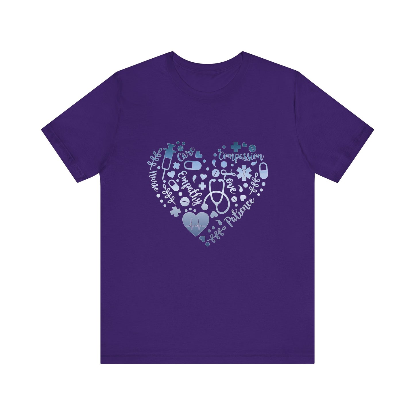 Monogram Heart 1 blue steel