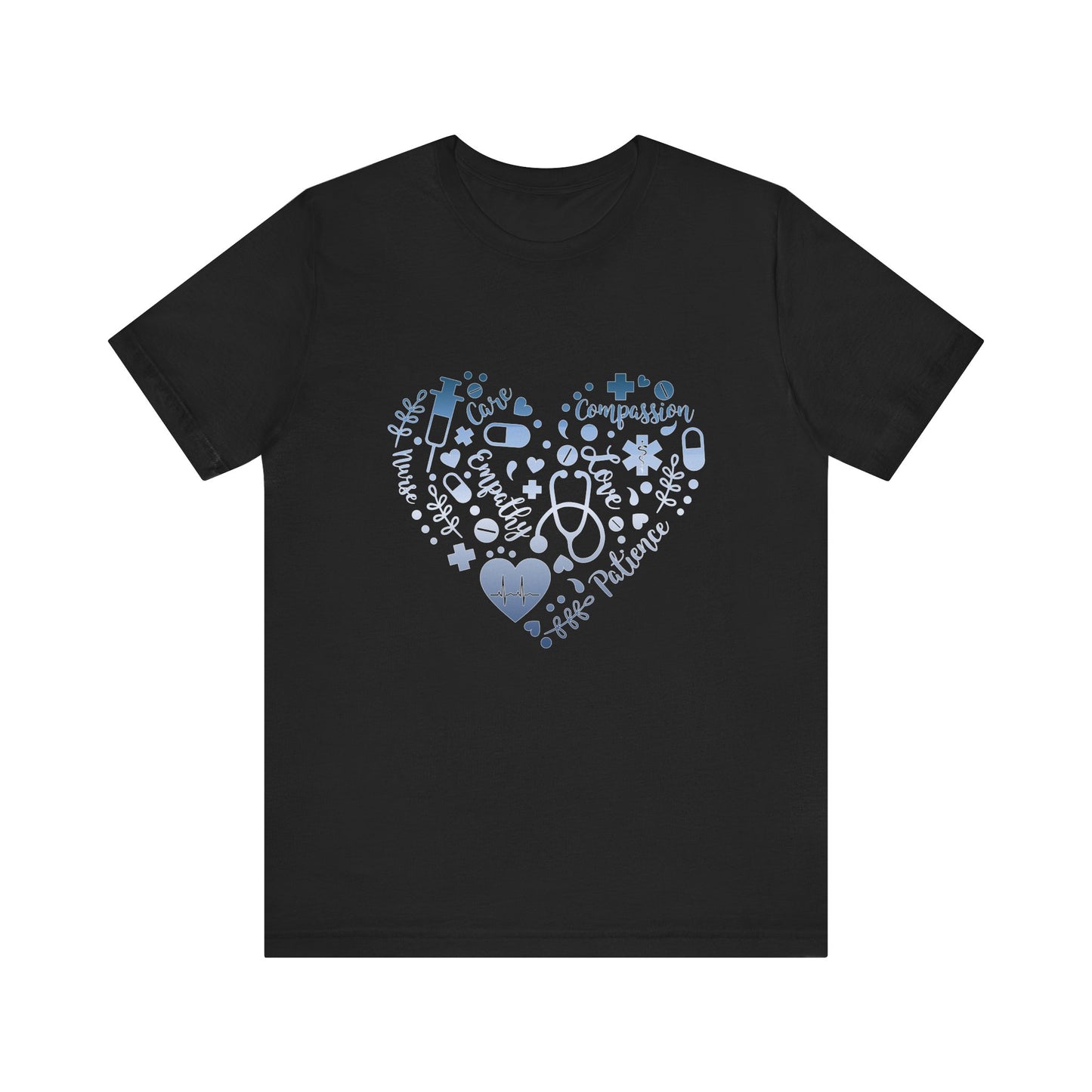 Monogram Heart 1 blue steel