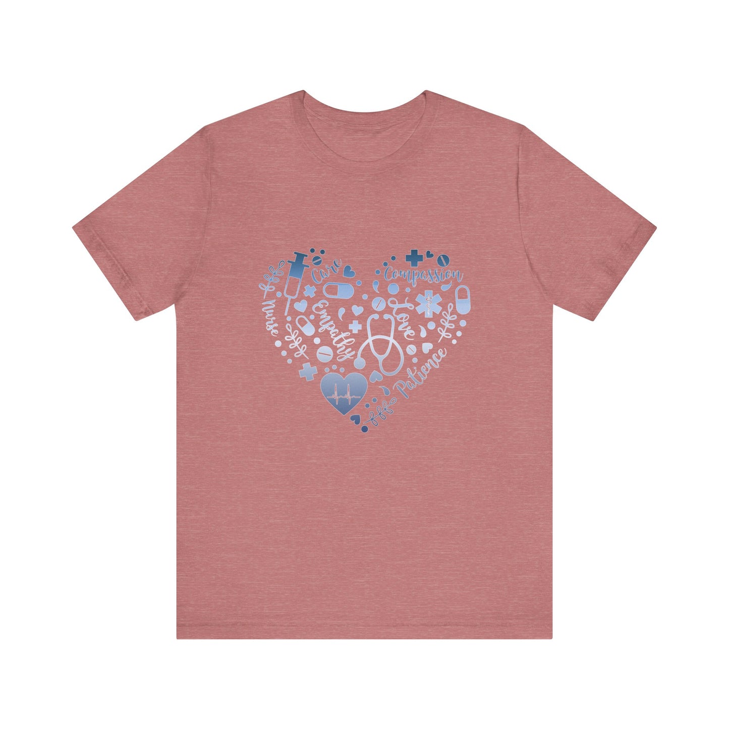 Monogram Heart 1 blue steel