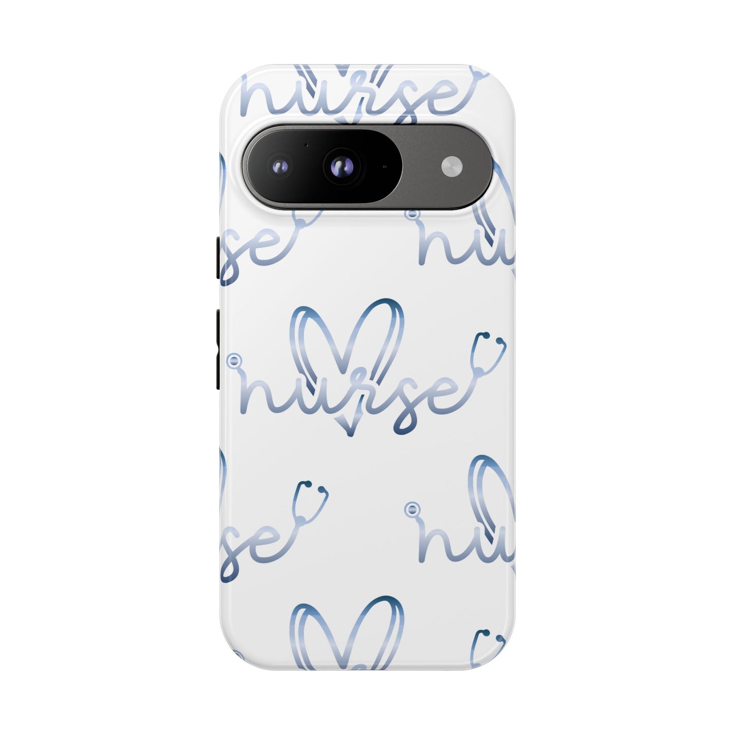 Google Pixel Tough Case - Nurse Stethoscope - White