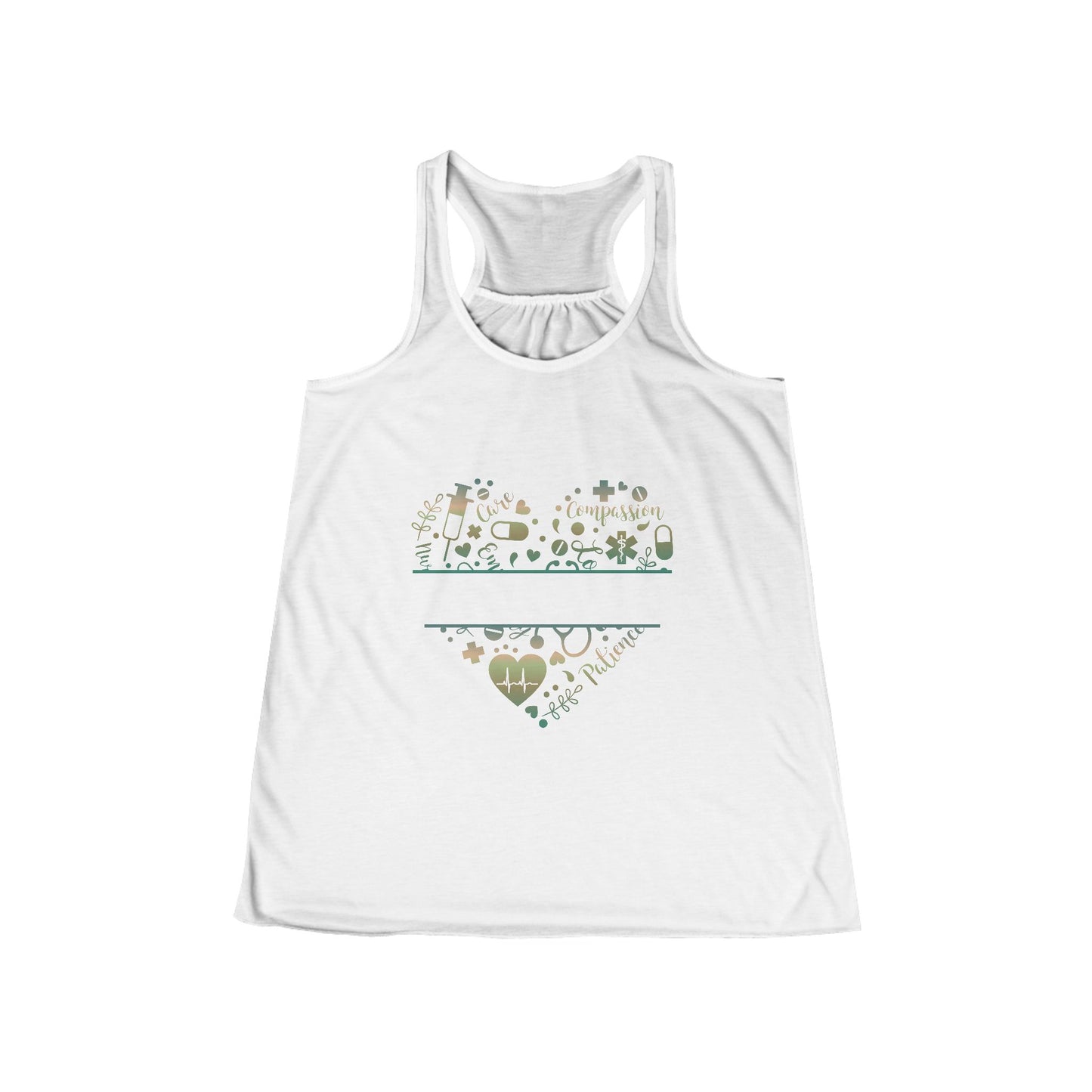 Monogram Heart copper patina