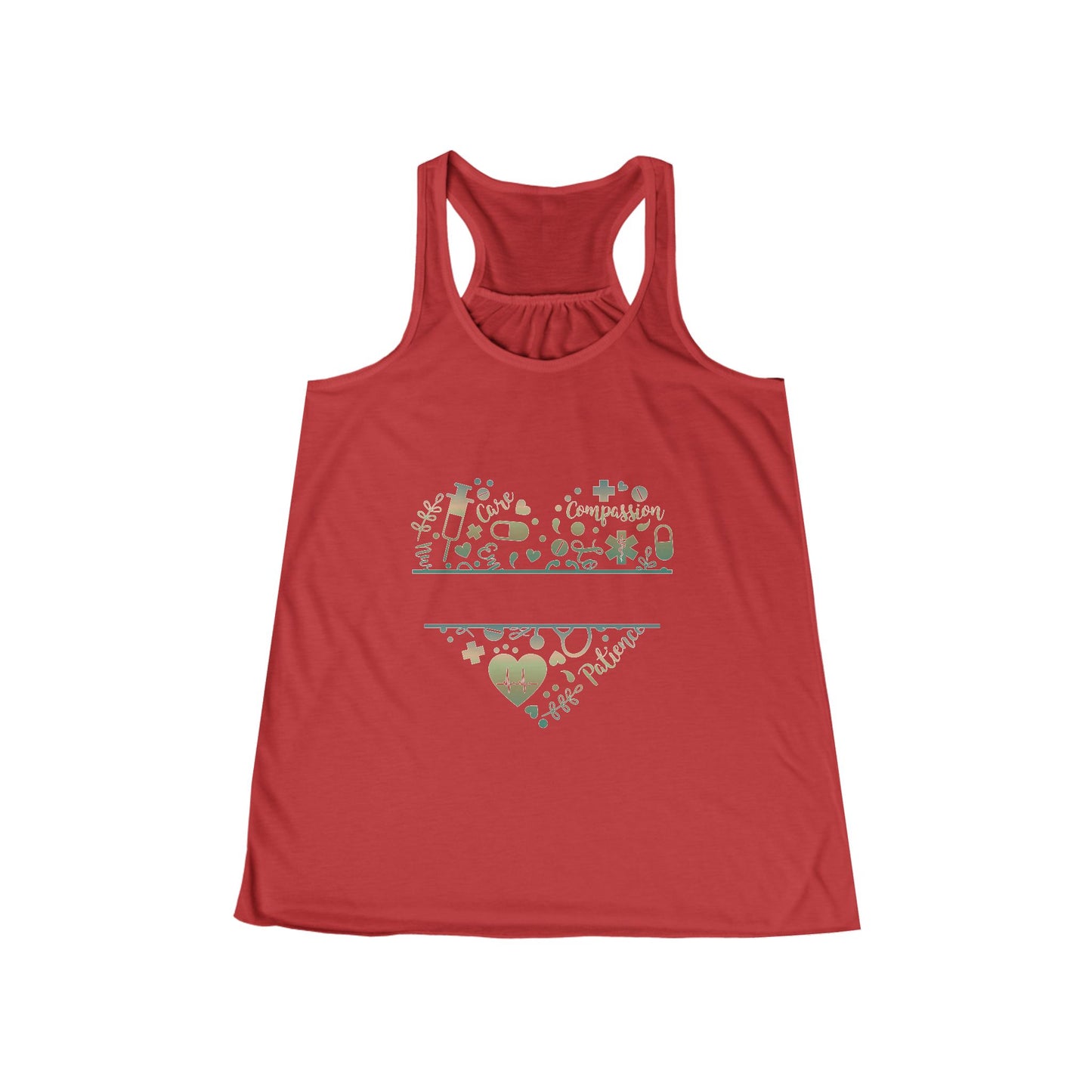 Monogram Heart copper patina