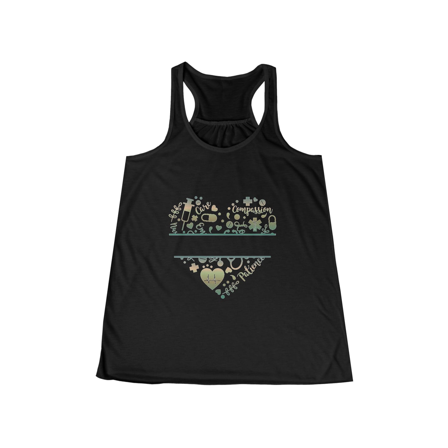 Monogram Heart copper patina
