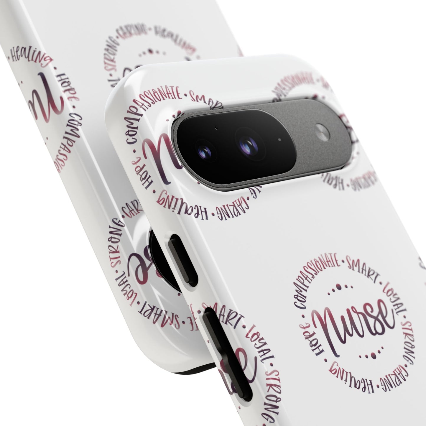 Google Pixel Tough Case - Nurse Circle - White