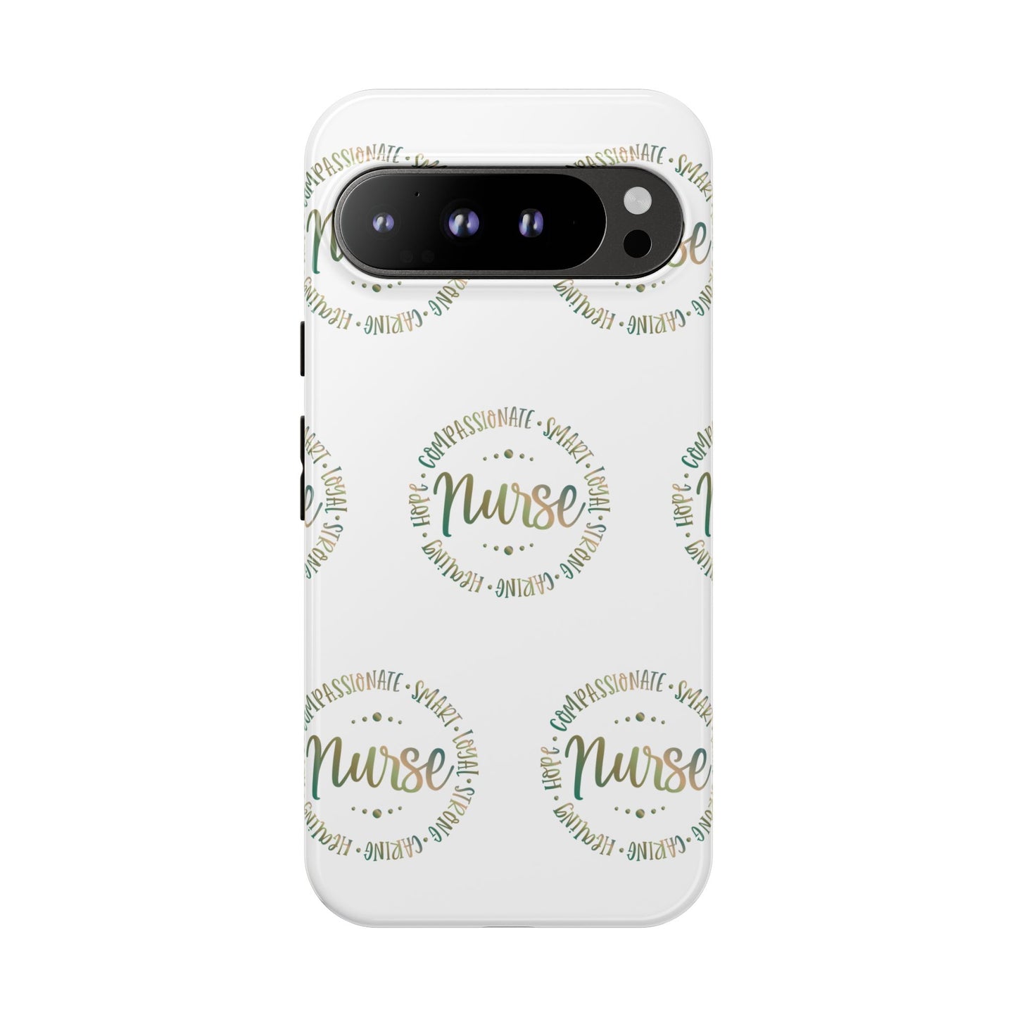 Google Pixel Tough Case - Nurse Circle - White